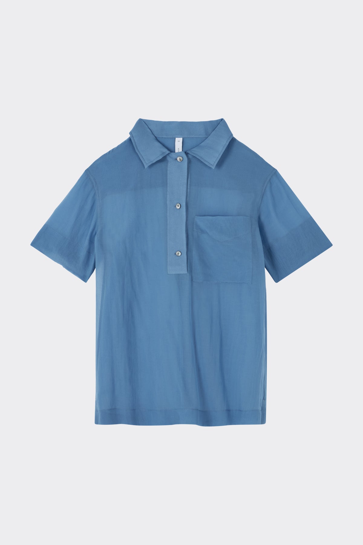 Izara Top in Mid Blue | Noon By Noor