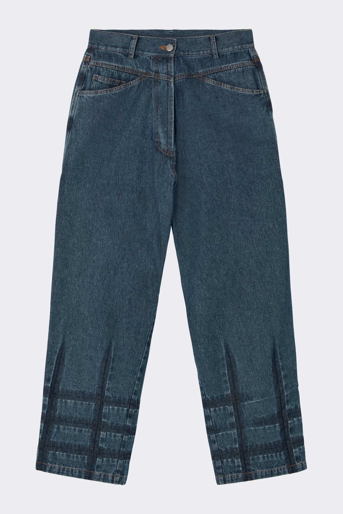 Shelly Trouser in Mid Blue | Noon By Noor