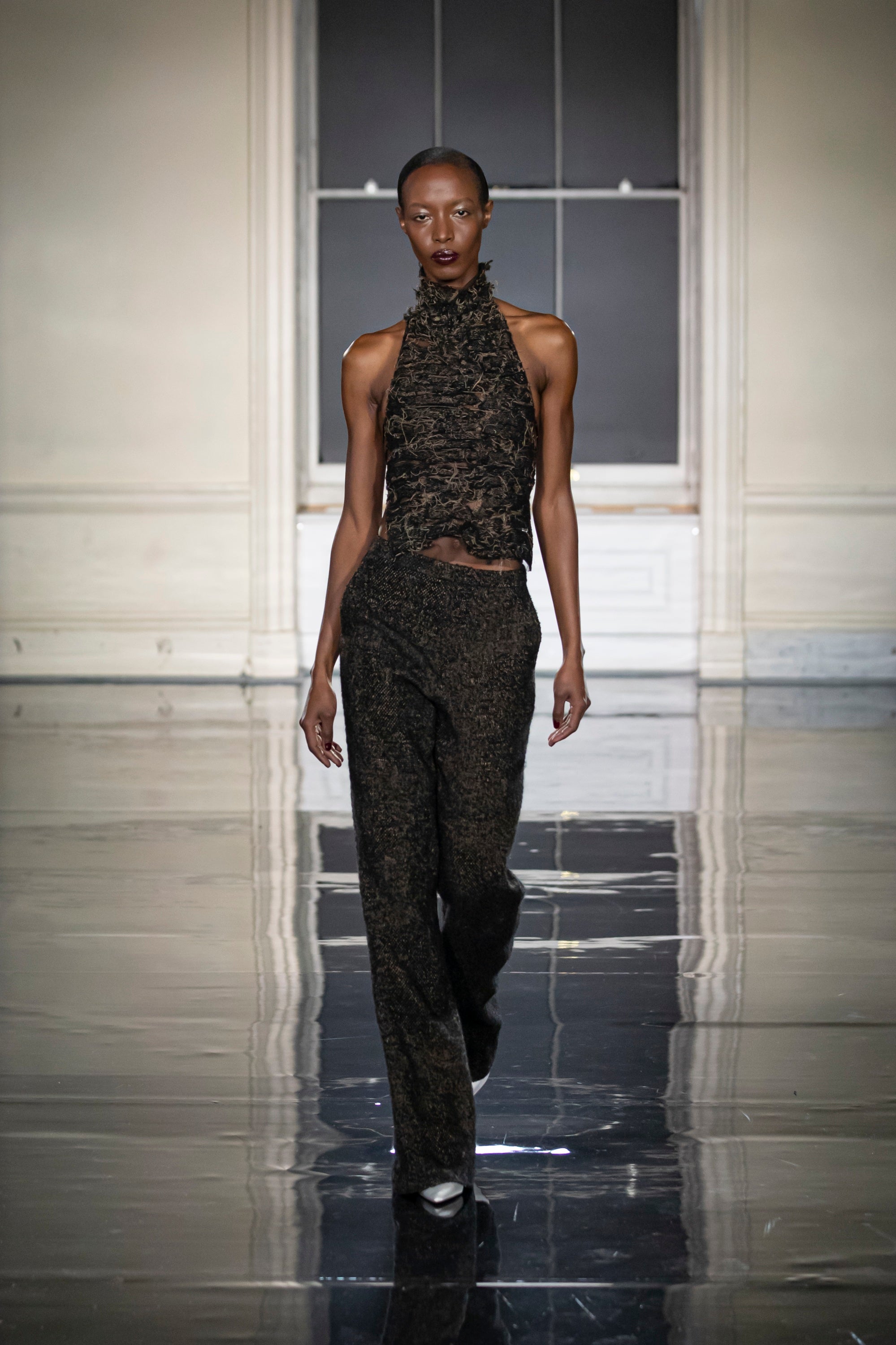 Liza Trouser in Black Caramel | Noon By Noor