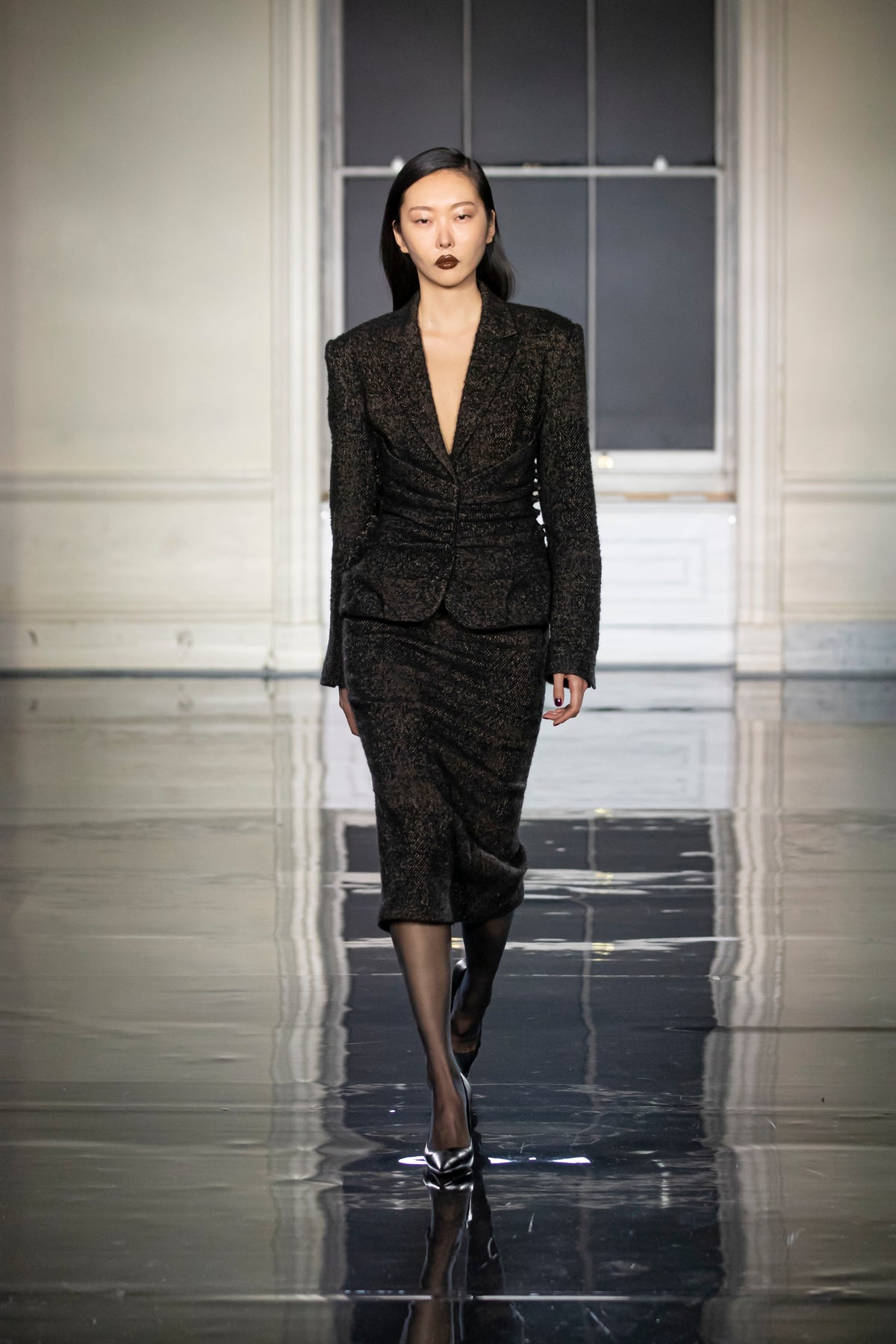 Polly Skrit in Black Caramel | Noon By Noor