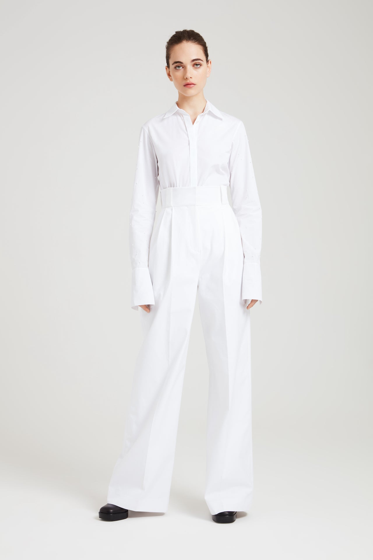 June Shirt in White | Noon By Noor