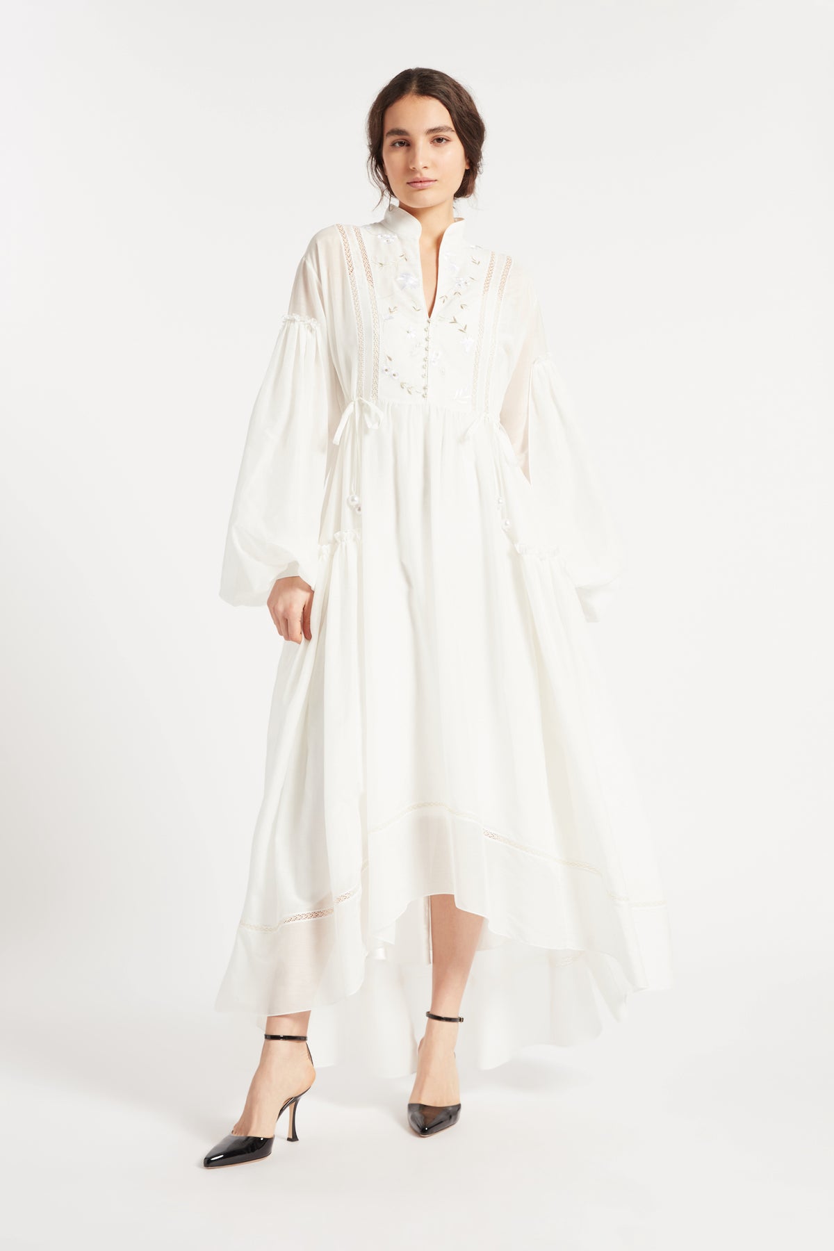 Juno Dress in Soft White | Noon By Noor