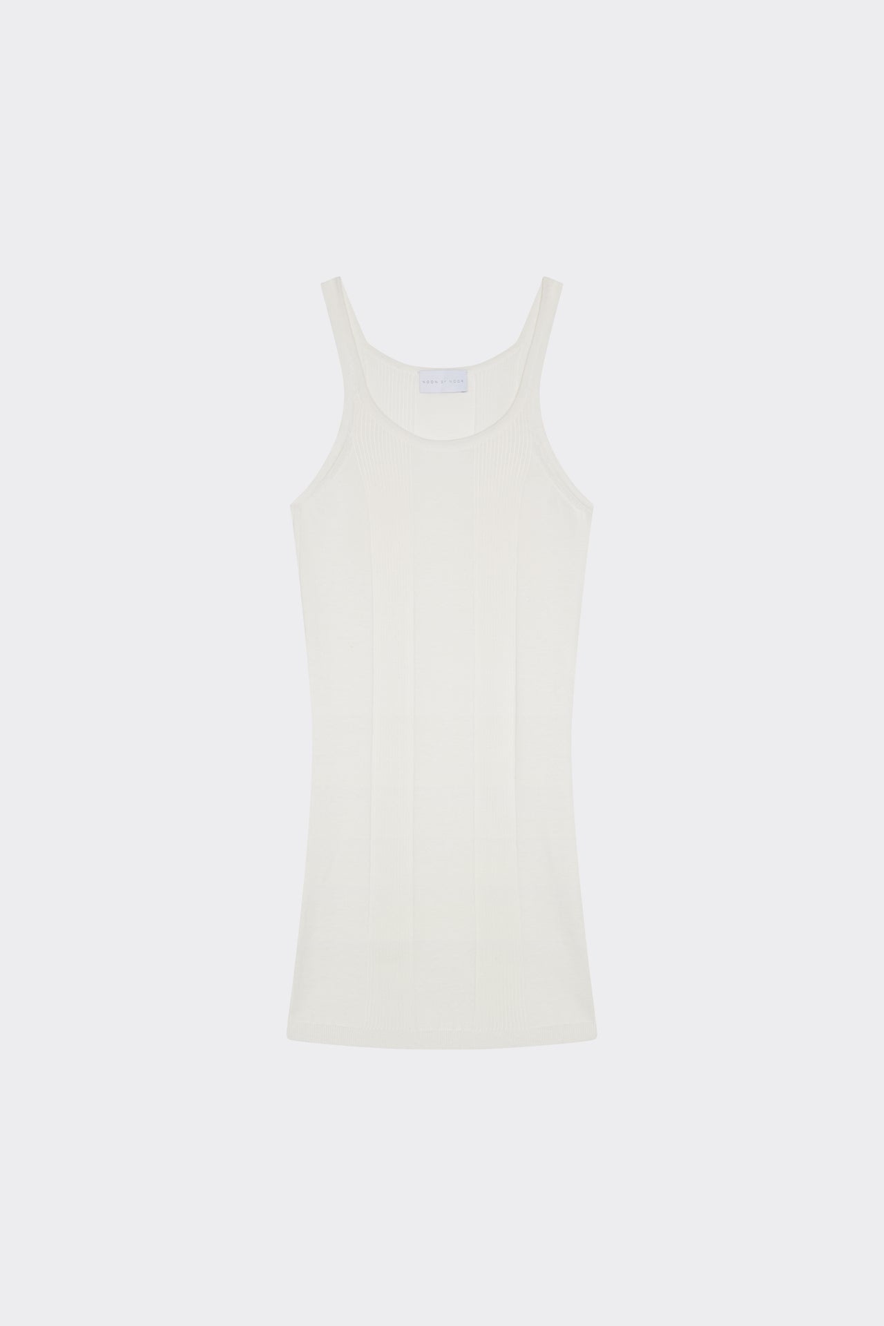 Mae Knit Vest in White | Noon By Noor
