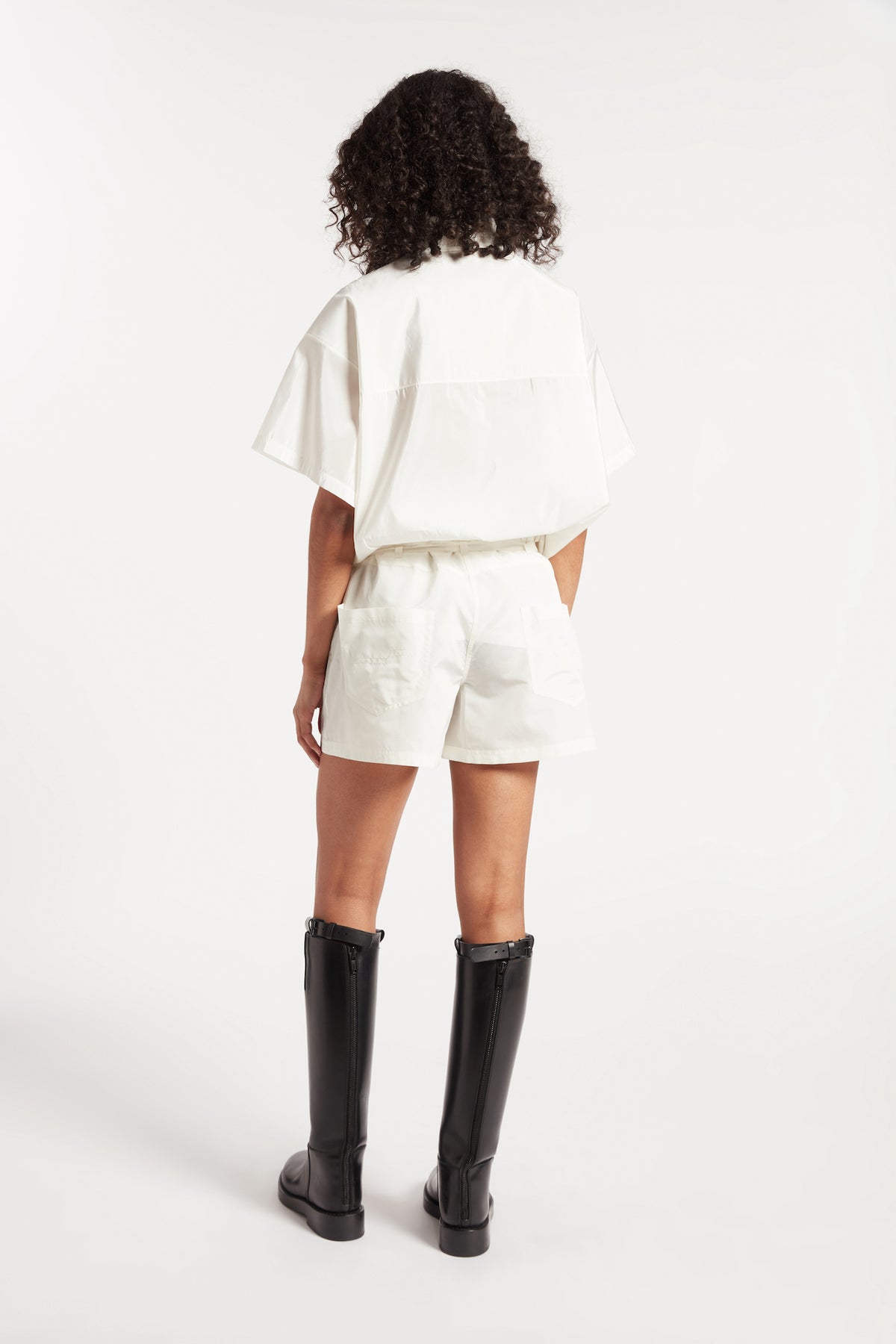 Jane Polo Shirt in Ivory | Noon By Noor