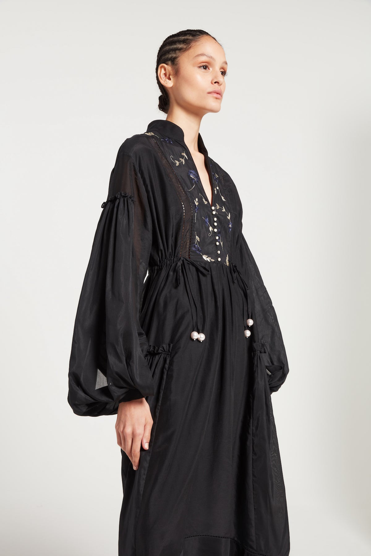 Juno Bis Dress in Black | Noon By Noor
