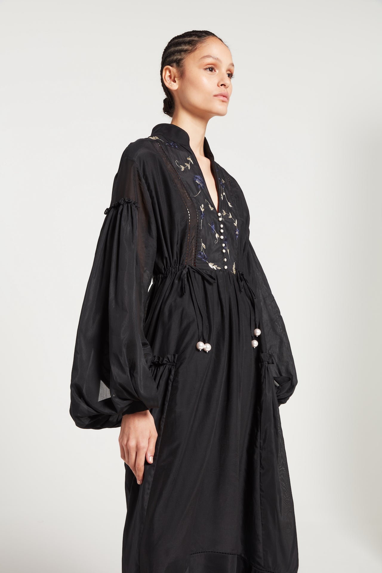 Juno Bis Dress in Black | Noon By Noor