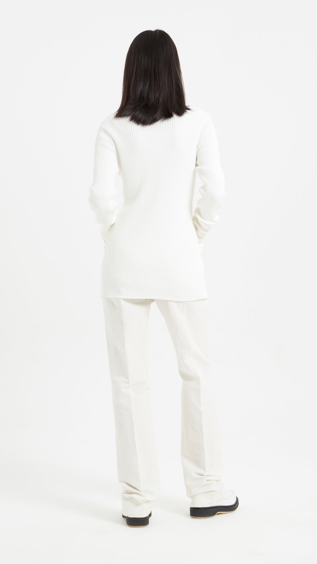 Sonia Knit in White | Noon By Noor