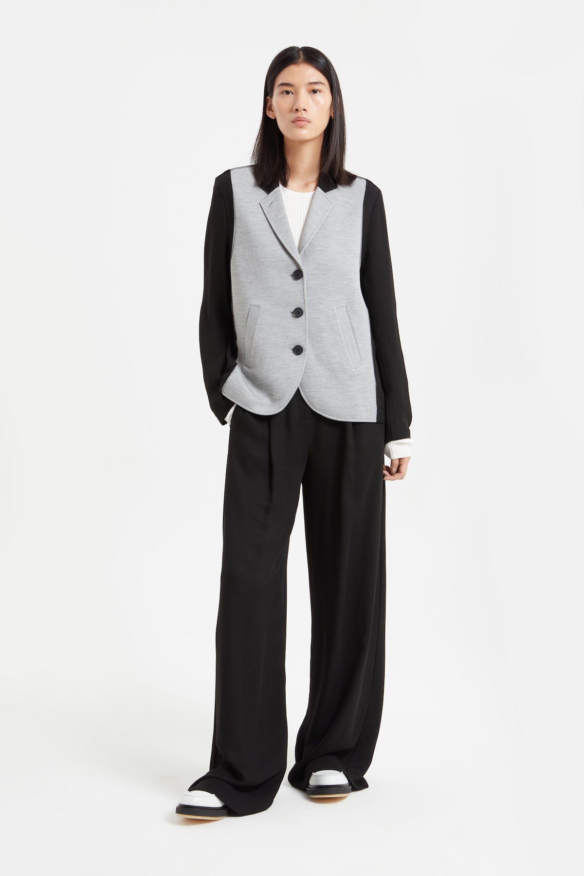 Harmonia Trouser in Black Viscose | Noon By Noor
