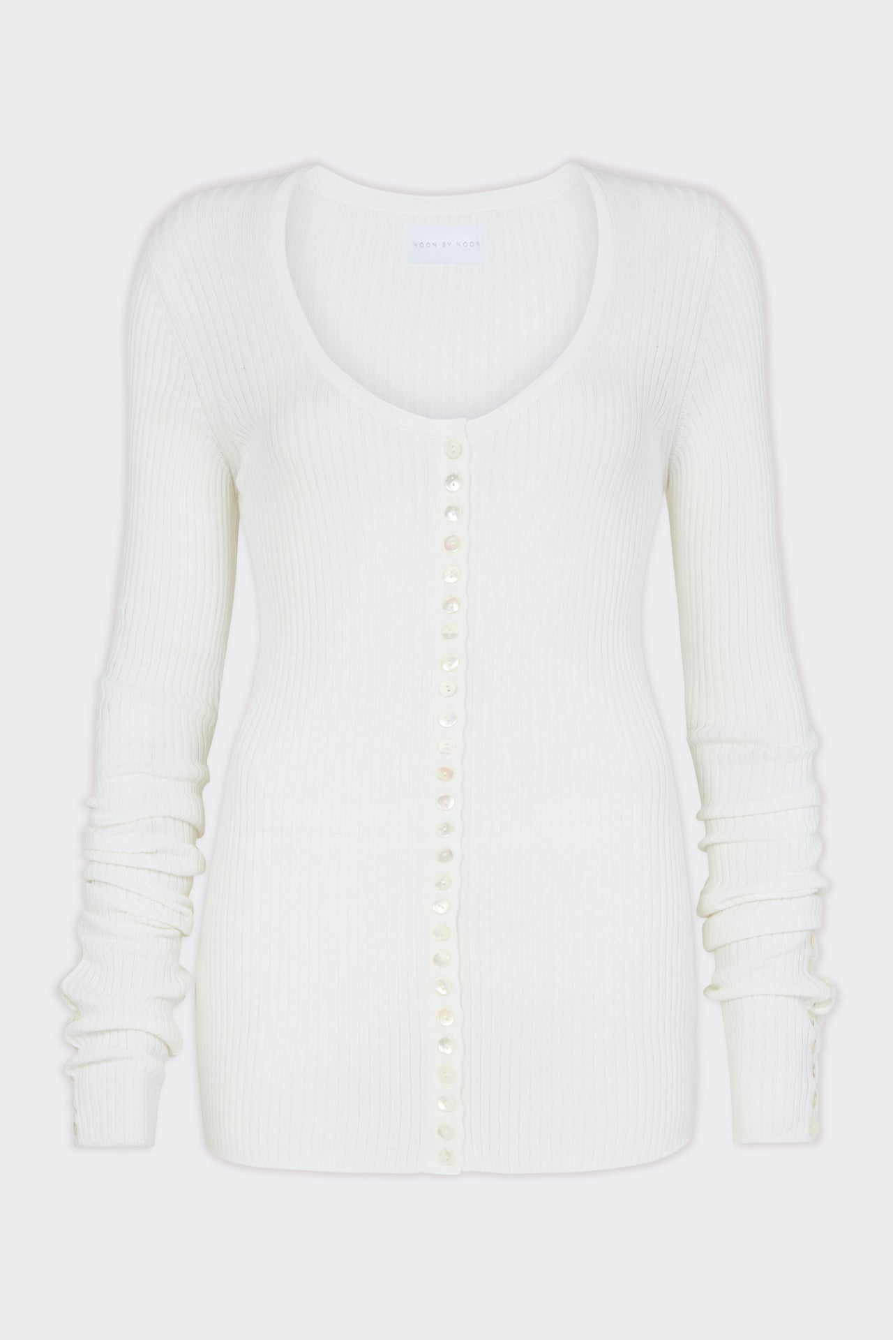 Sonia Knit in White | Noon By Noor