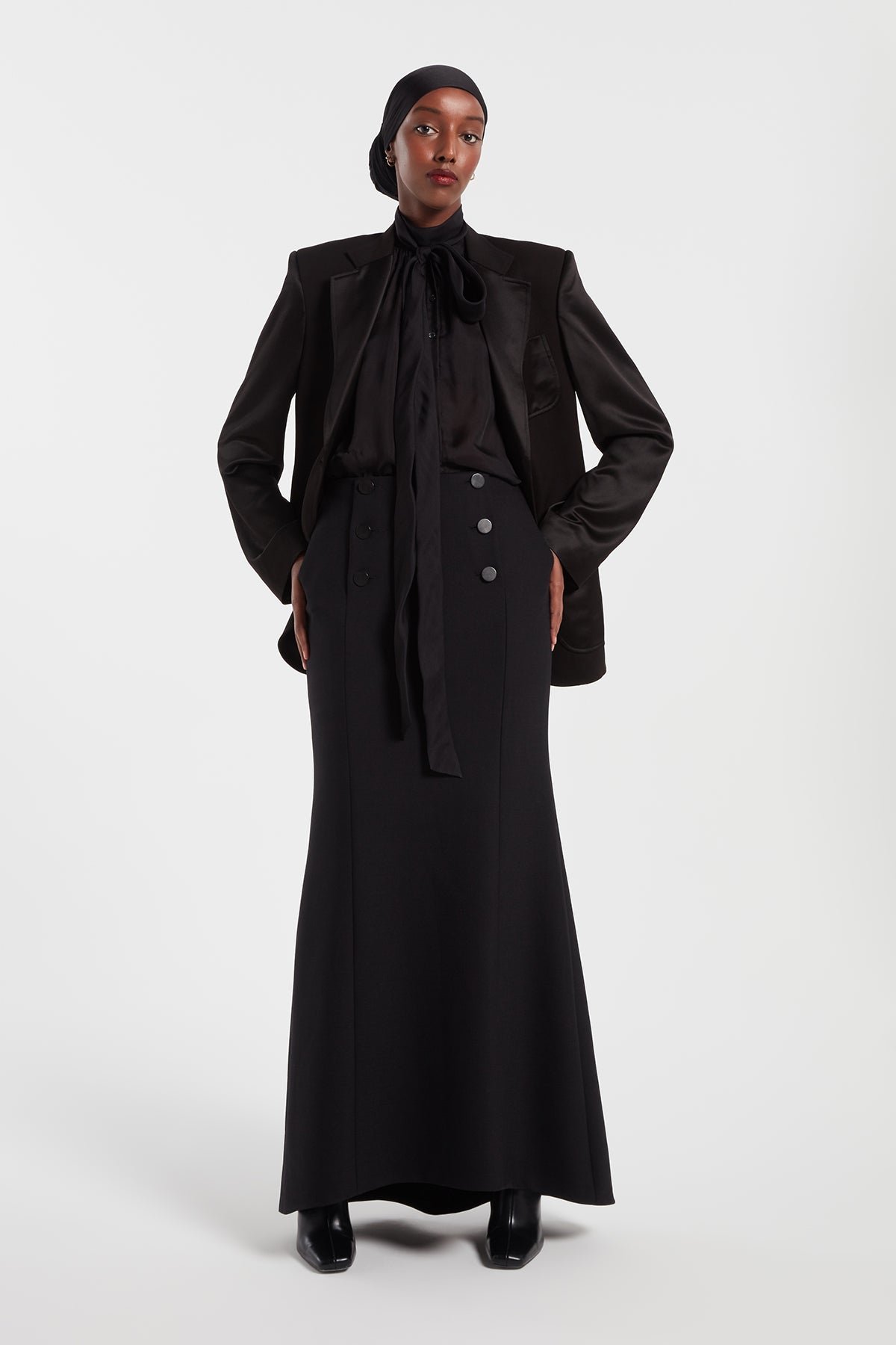 Miah Skirt in Black | Noon By Noor
