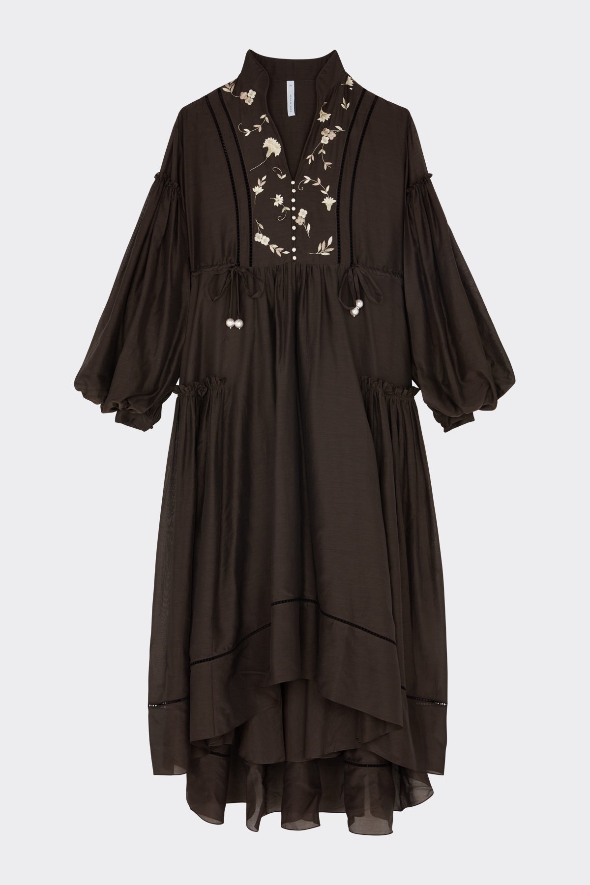 Juno Dress in Dark Brown | Noon By Noor