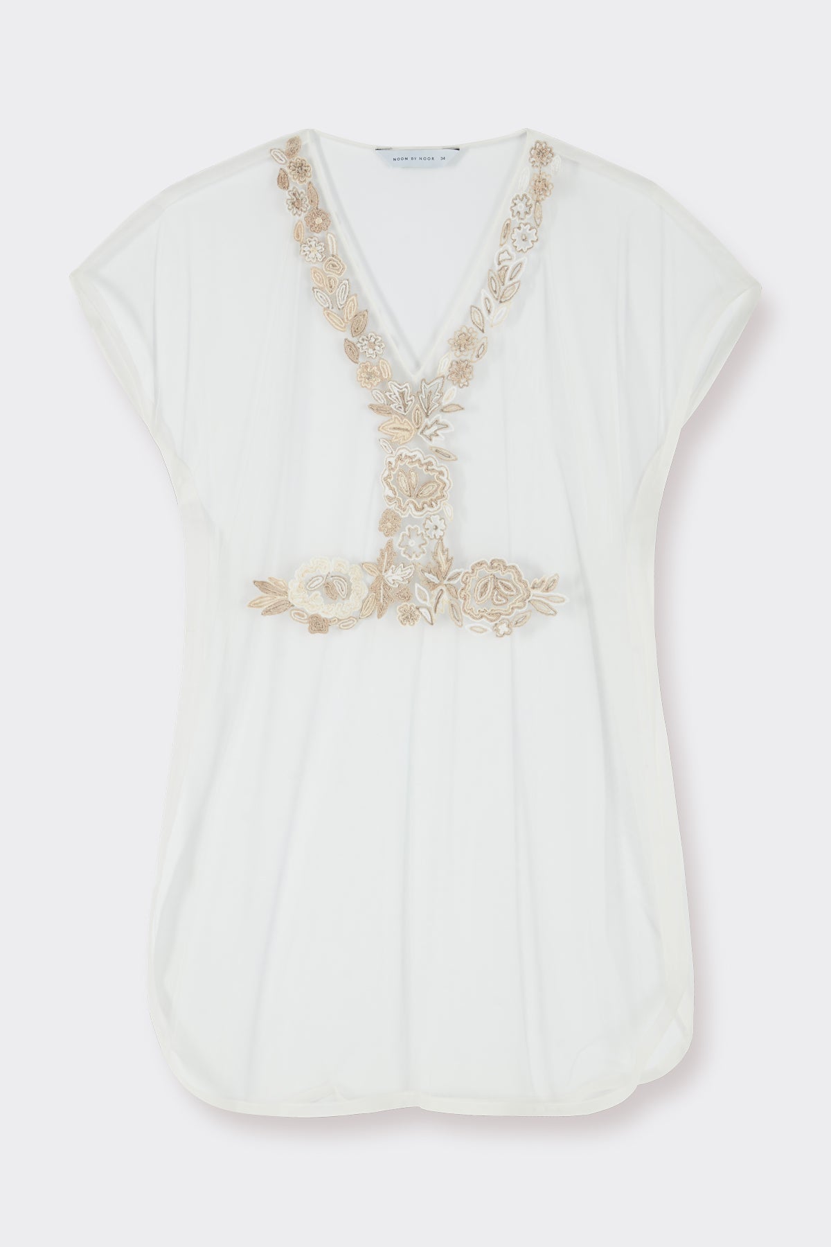 Danika Tunic in Soft White | Noon By Noor