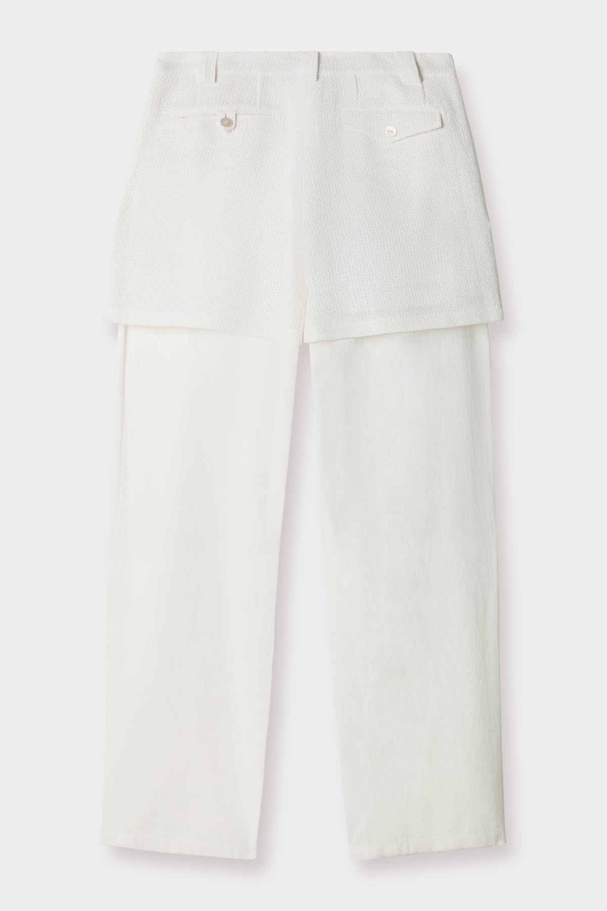 Nafeesa Trouser in Foam White | Noon By Noor
