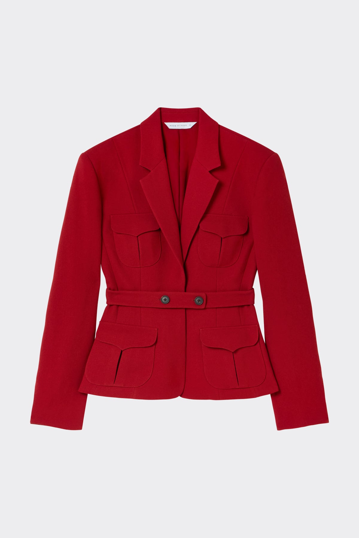 Kingscross Jacket in Pillarbox Red | Noon By Noor