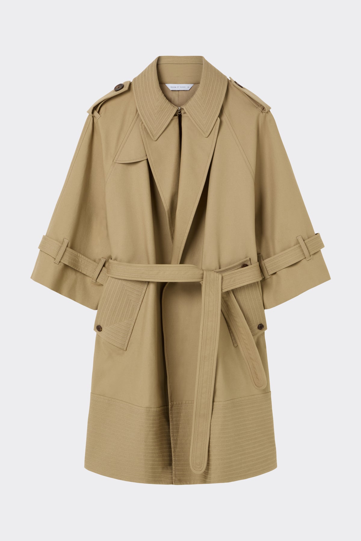 Parklane Coat in Sand | Noon By Noor