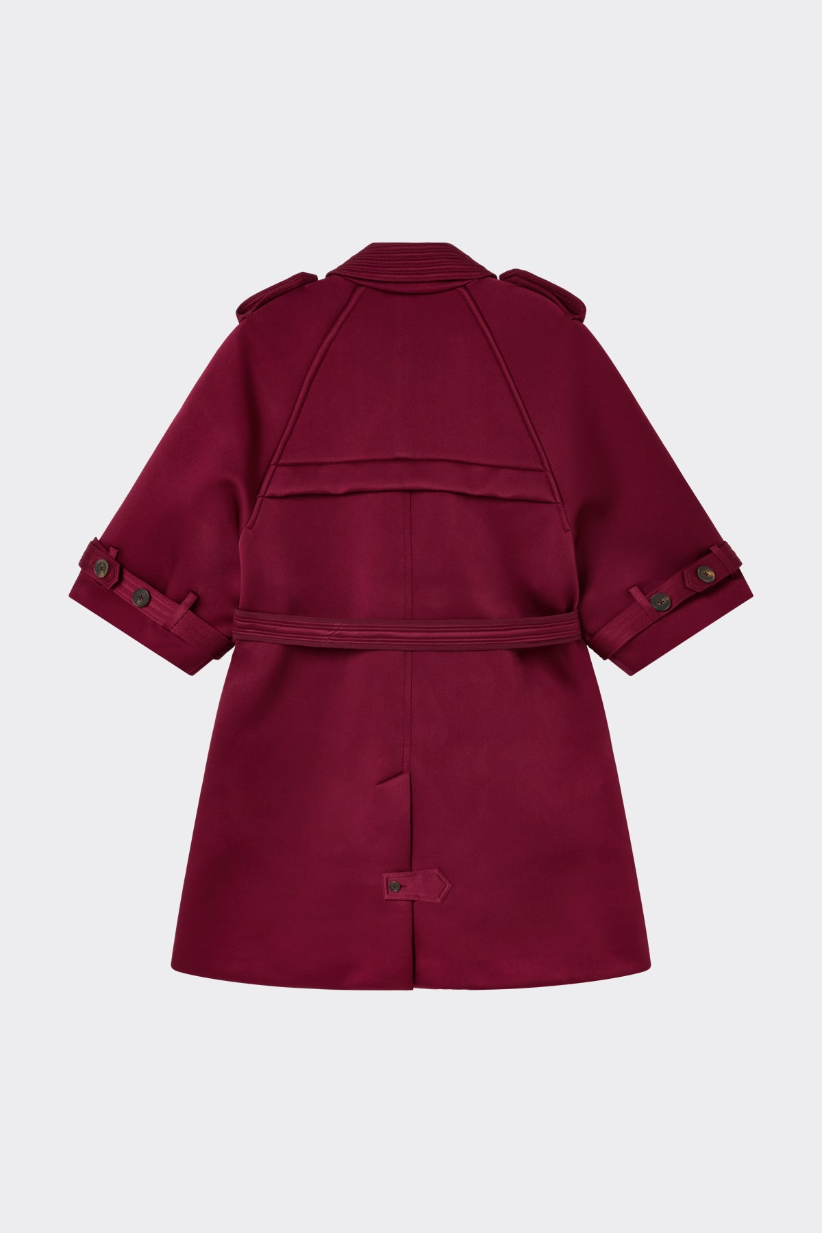 Parklane Coat in Deep Cherry | Noon By Noor