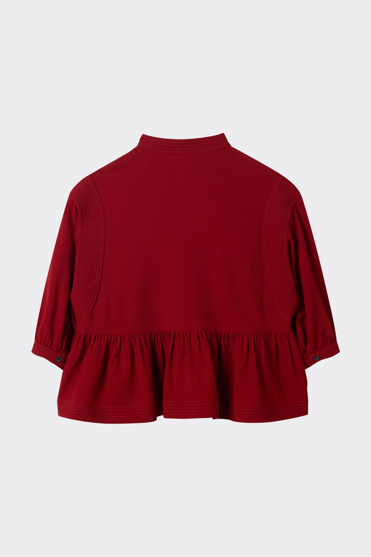 Payton Blouse in Pillarbox Red | Noon By Noor