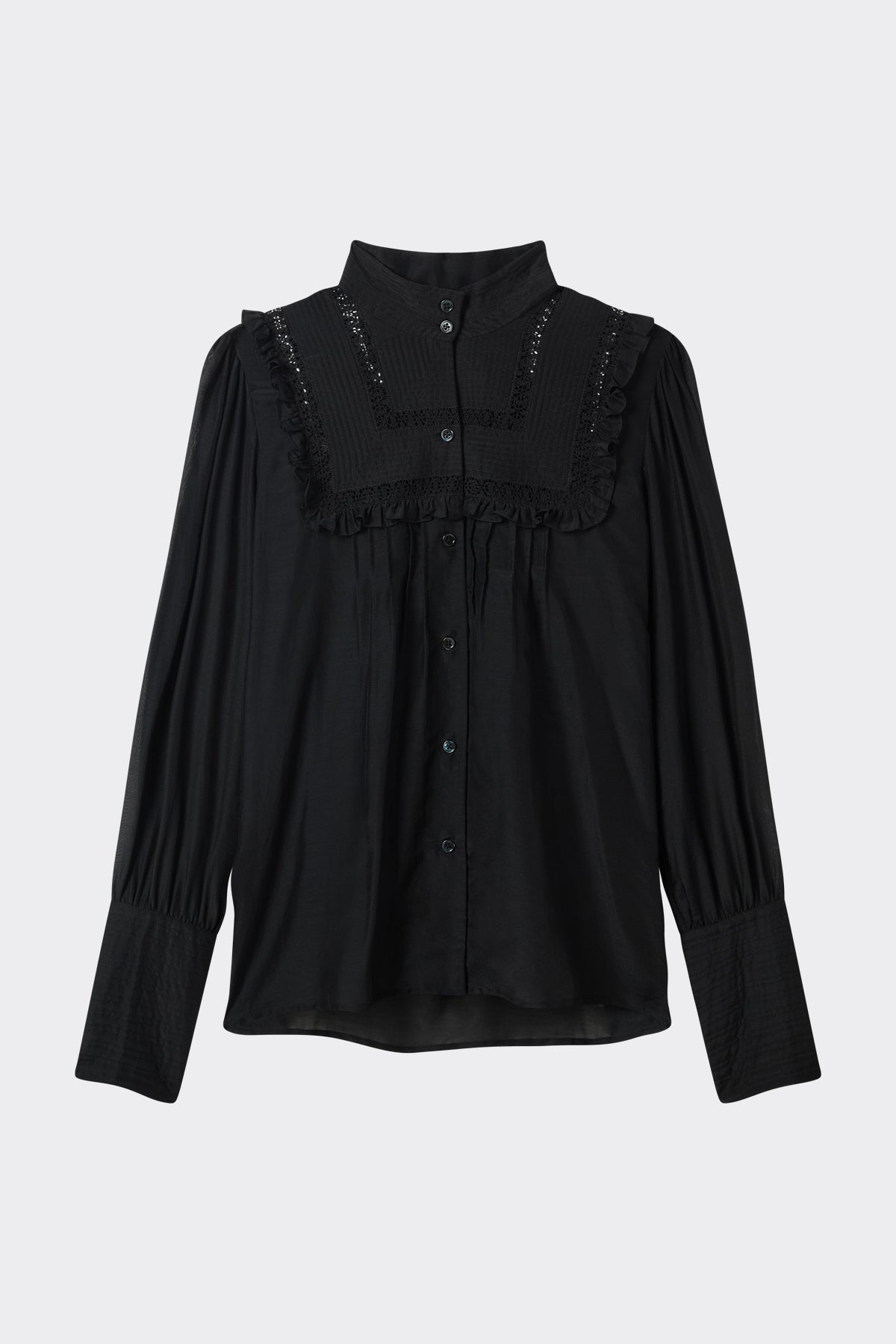 Lark Shirt in Black| Noon by Noor