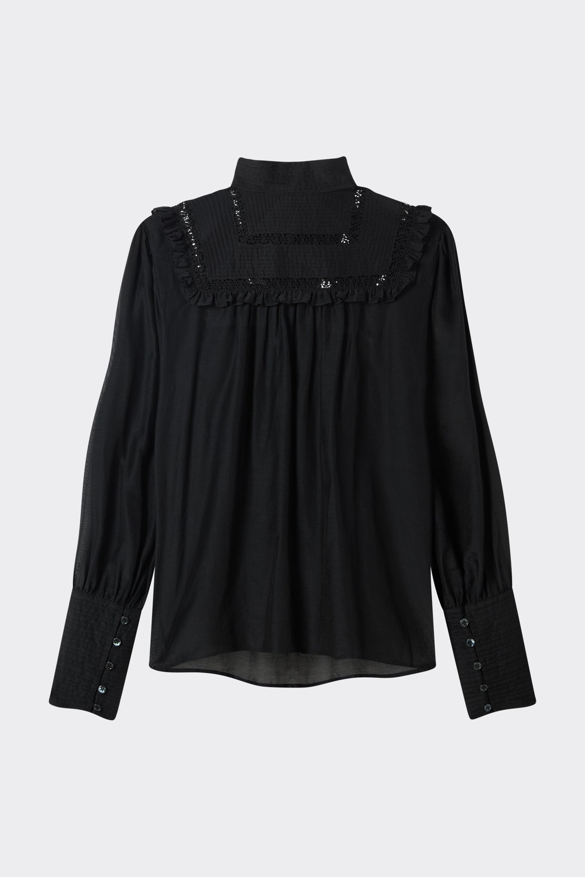 Lark Shirt in Black| Noon by Noor