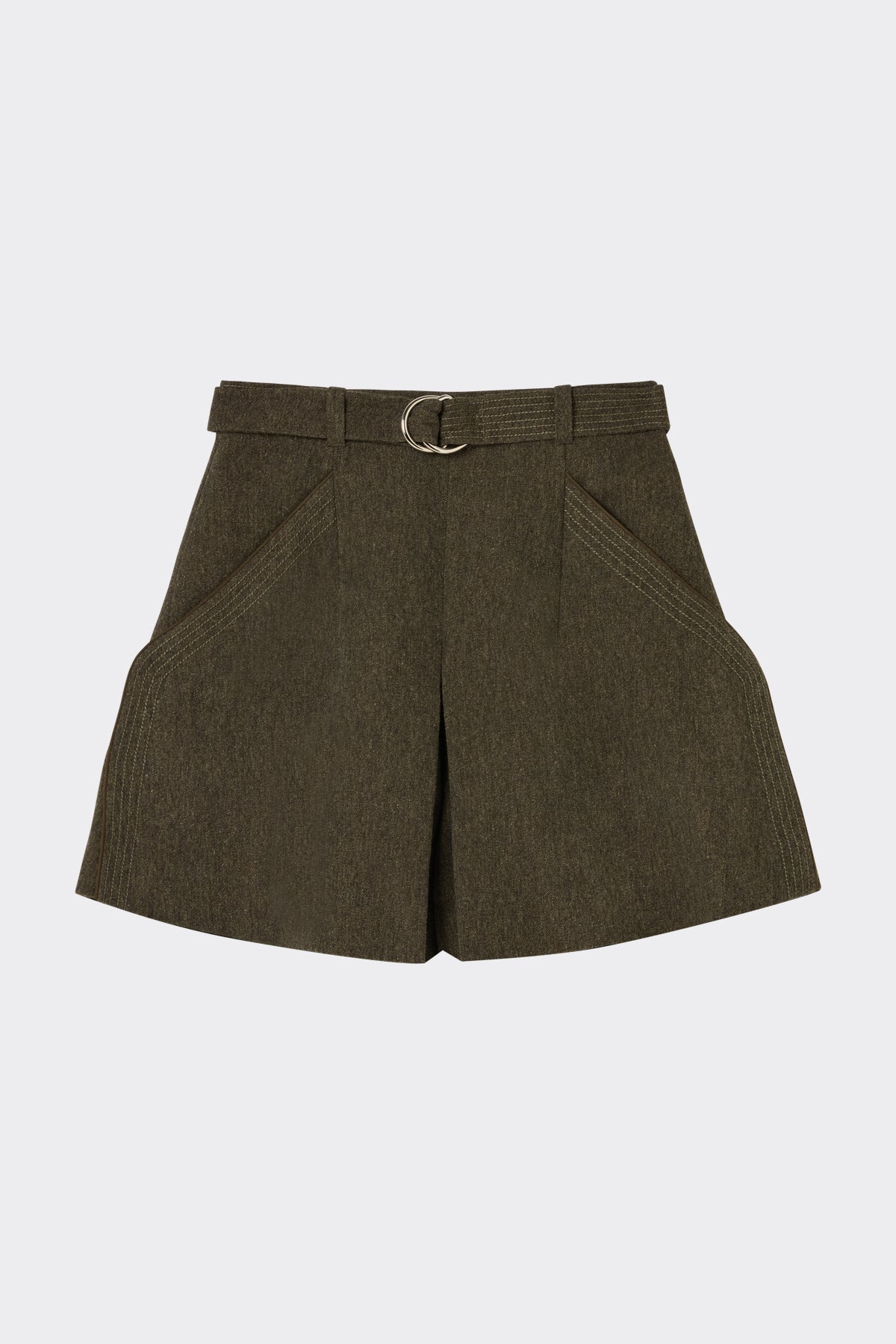 Isle Skort in Khaki| Noon by Noor