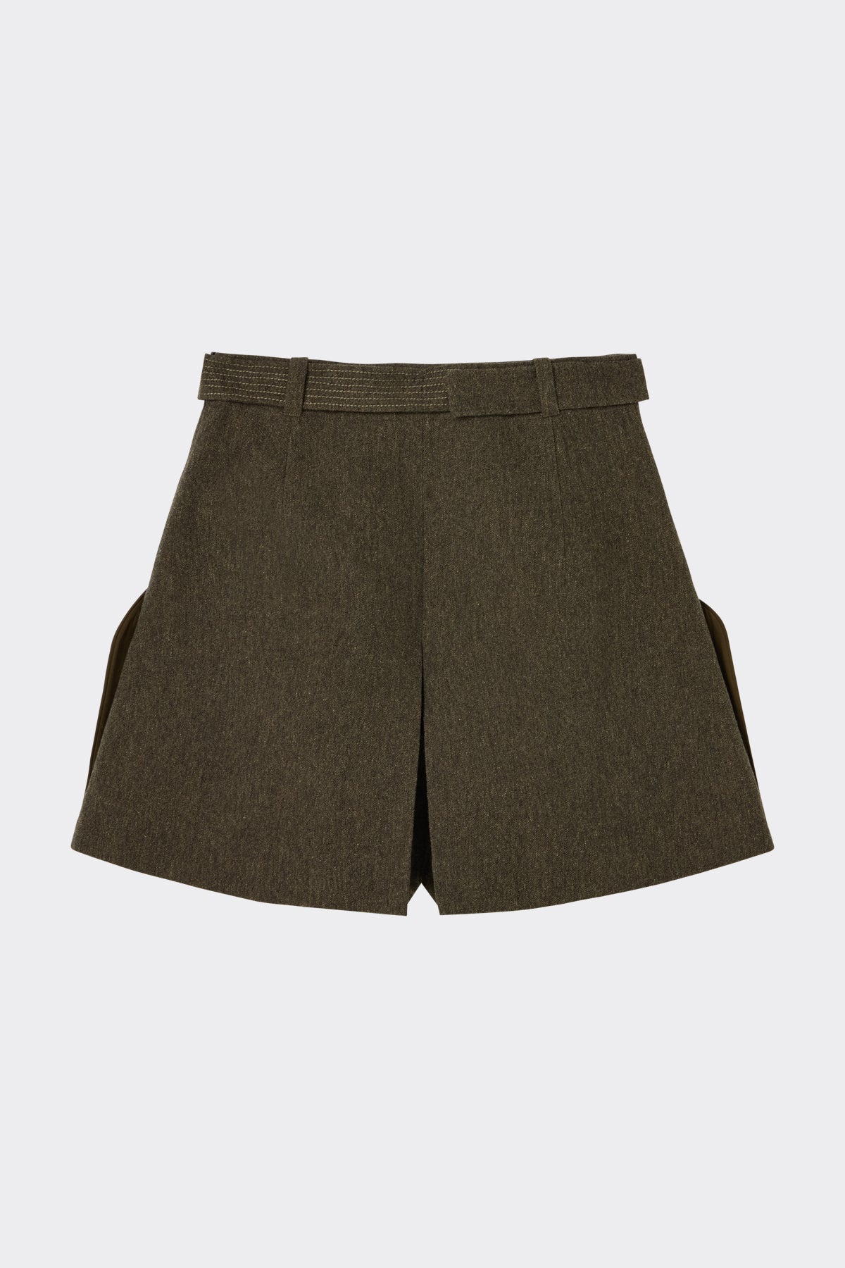 Isle Skort in Khaki| Noon by Noor