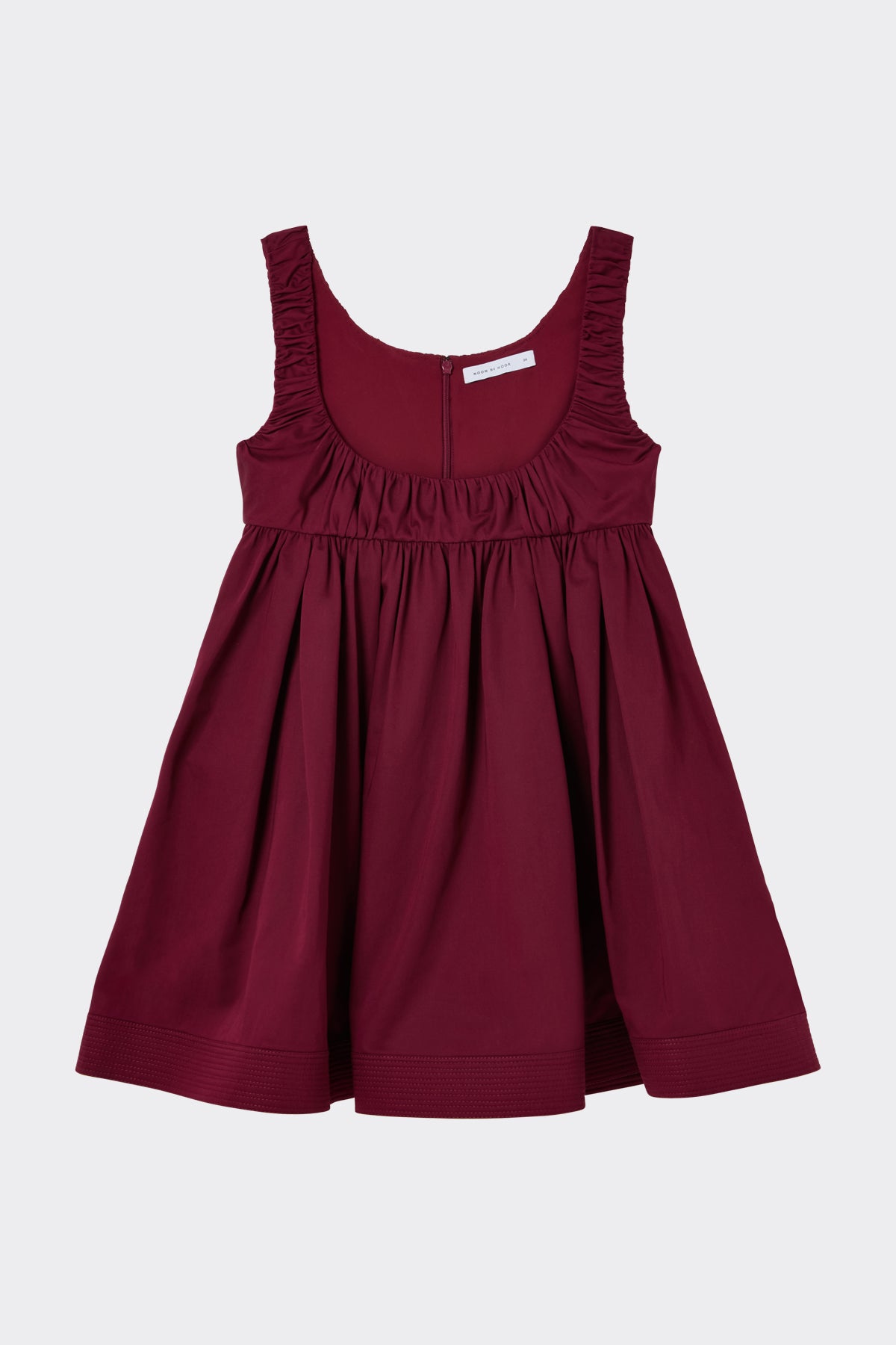 Serena Dress in Deep Cherry | Noon By Noor