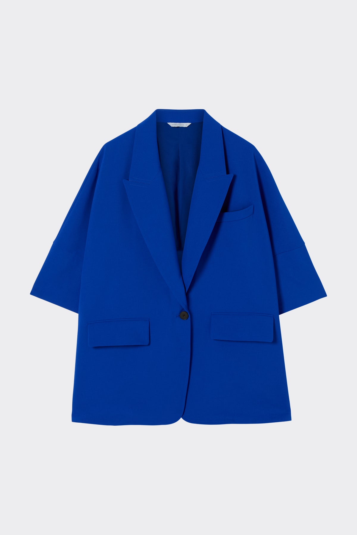 Wimpole ST Jacket in Klein Blue | Noon By Noor