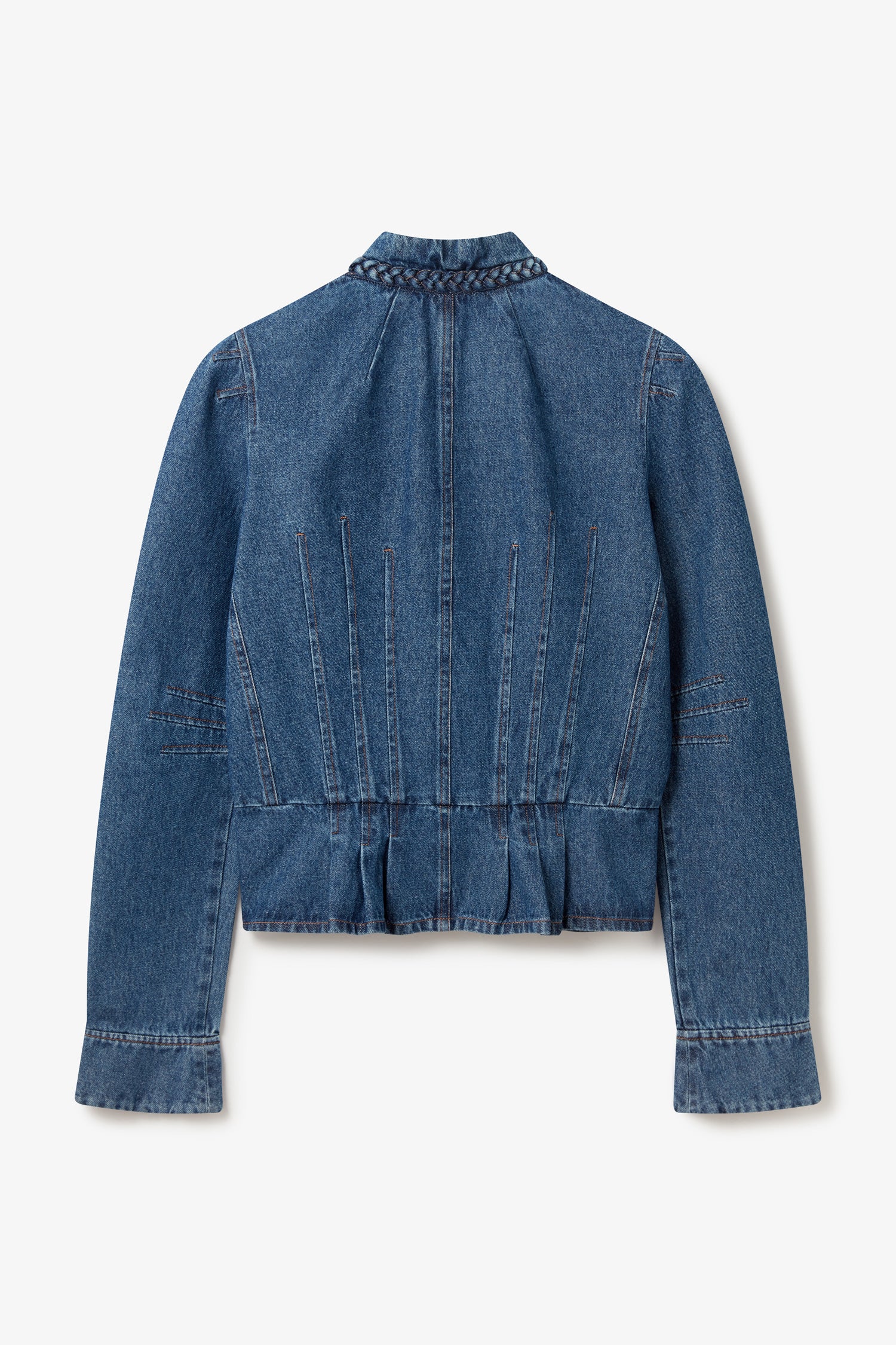 Tessa Jacket in Mid Blue | Noon By Noor