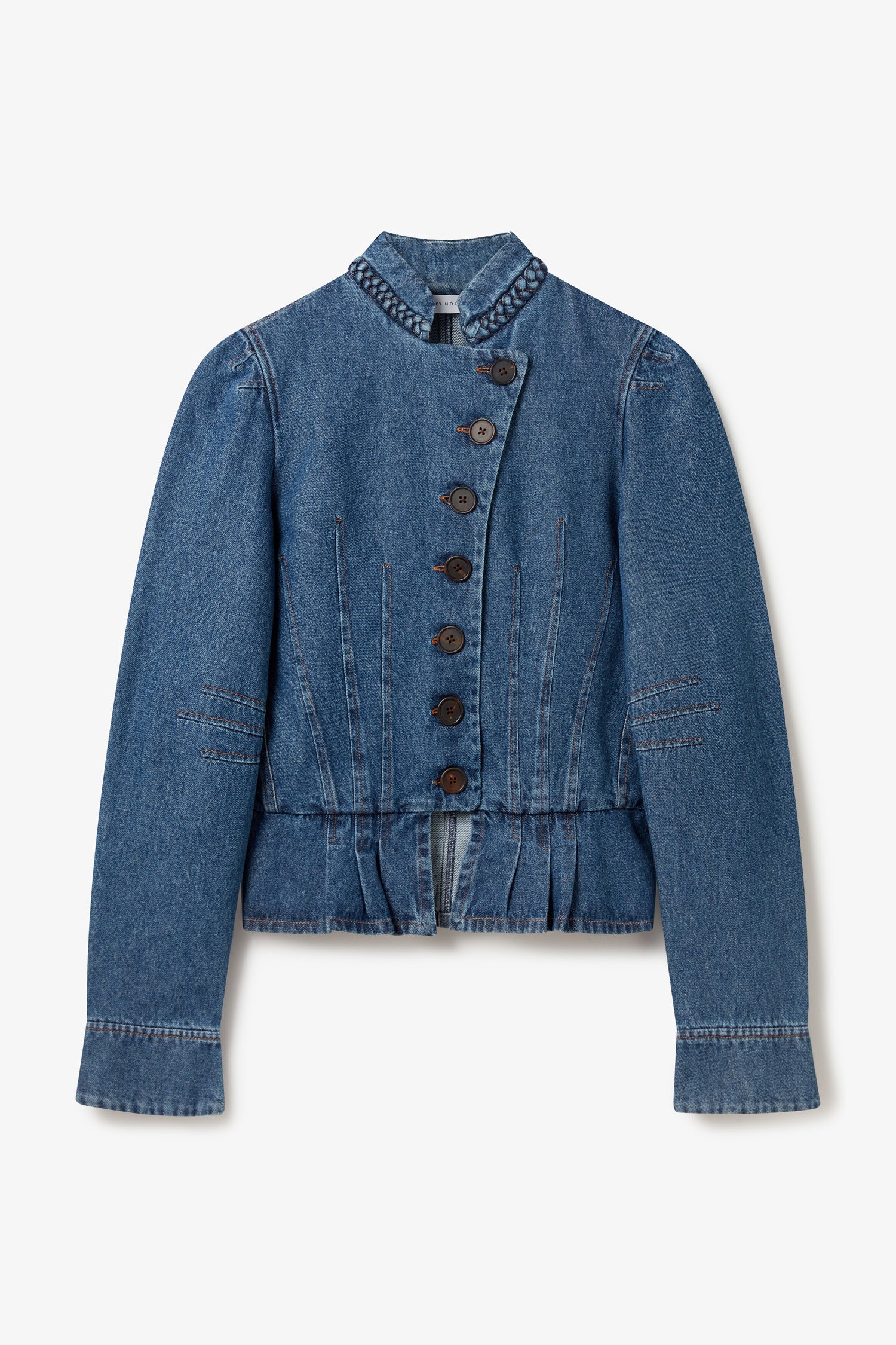 Tessa Jacket in Mid Blue | Noon By Noor