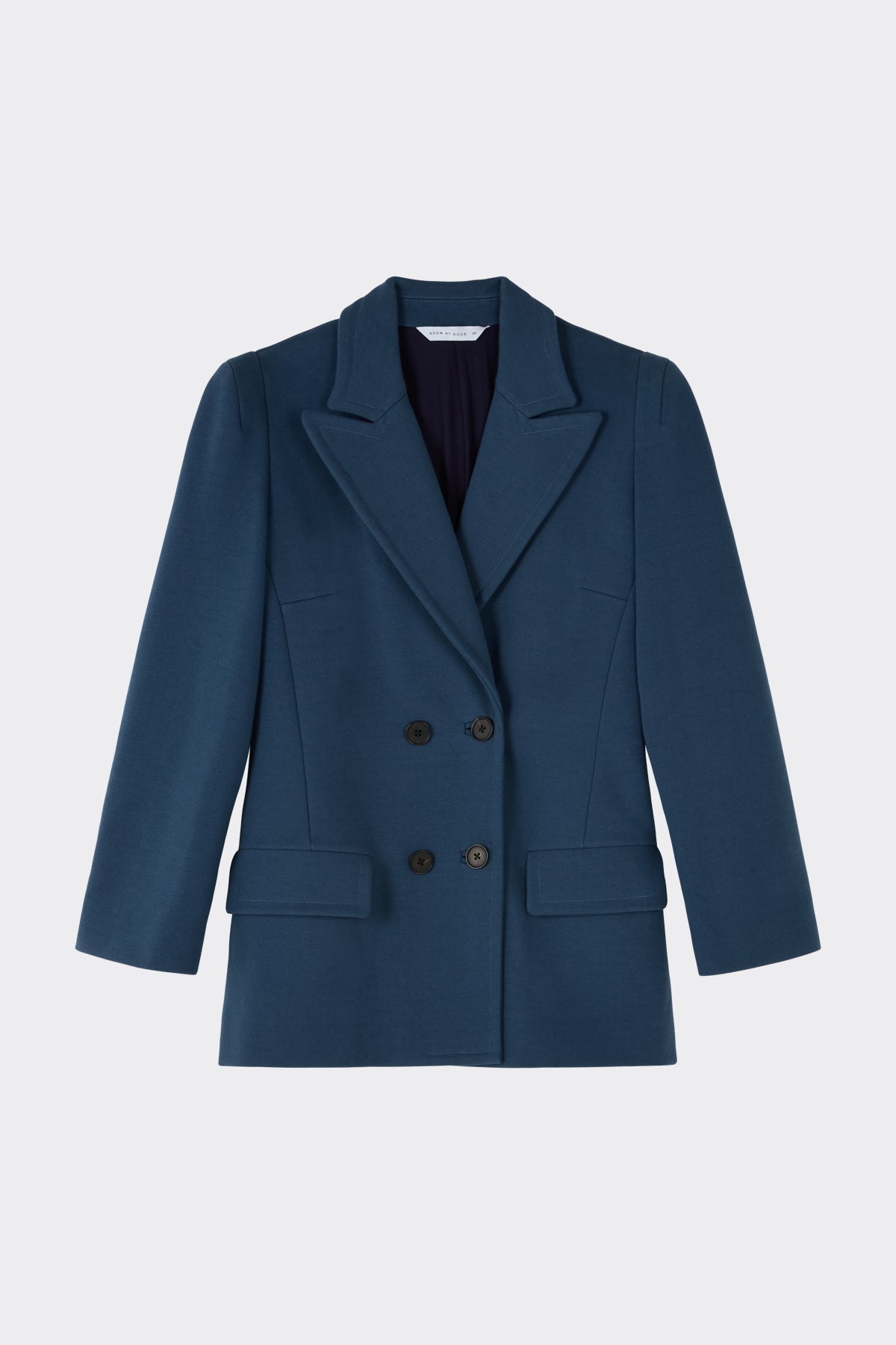 Audrey Jacket in Petrol Blue| Noon by Noor