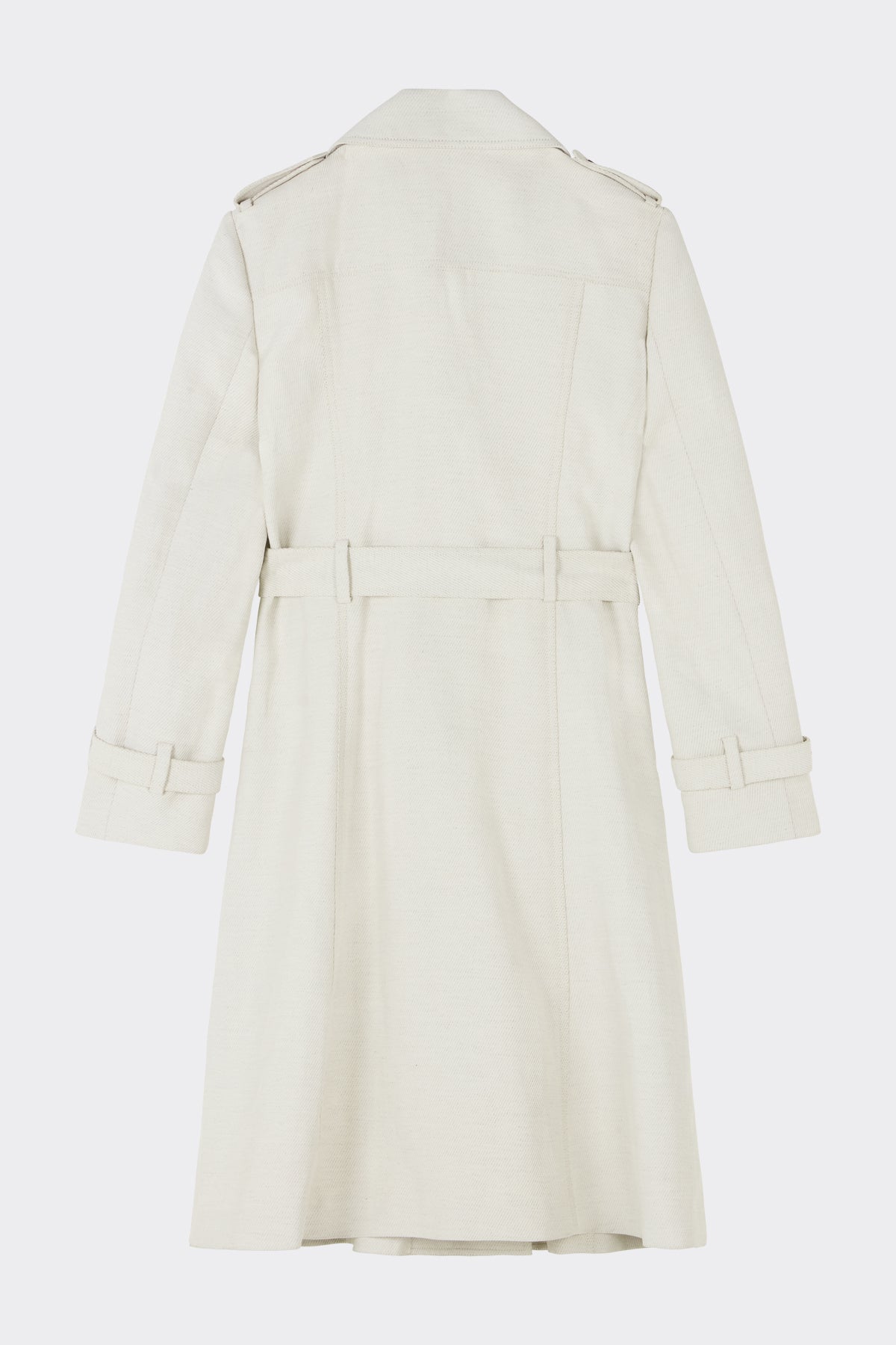 Raquel Coat in Chalk White | Noon By Noor