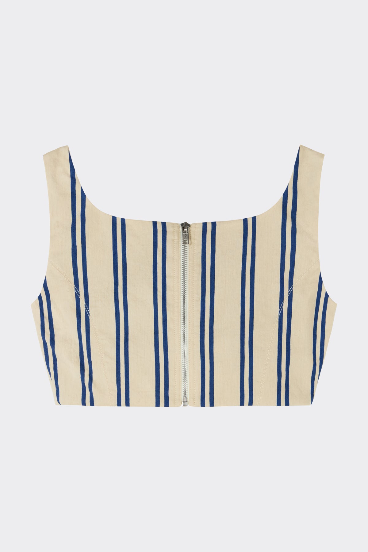 Zaha Corset Top in Blue| Noon by Noor