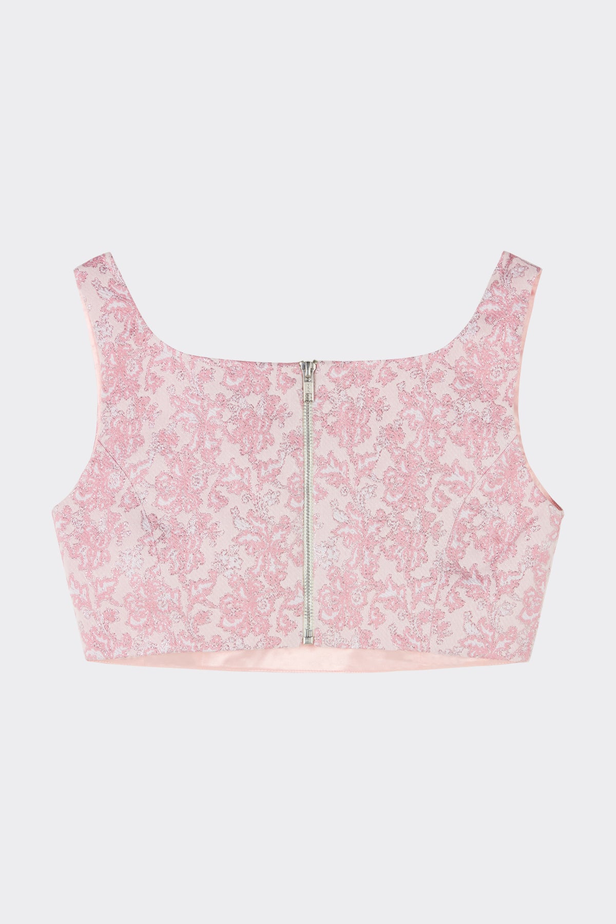 Zaha Corset Top in Soft Pink