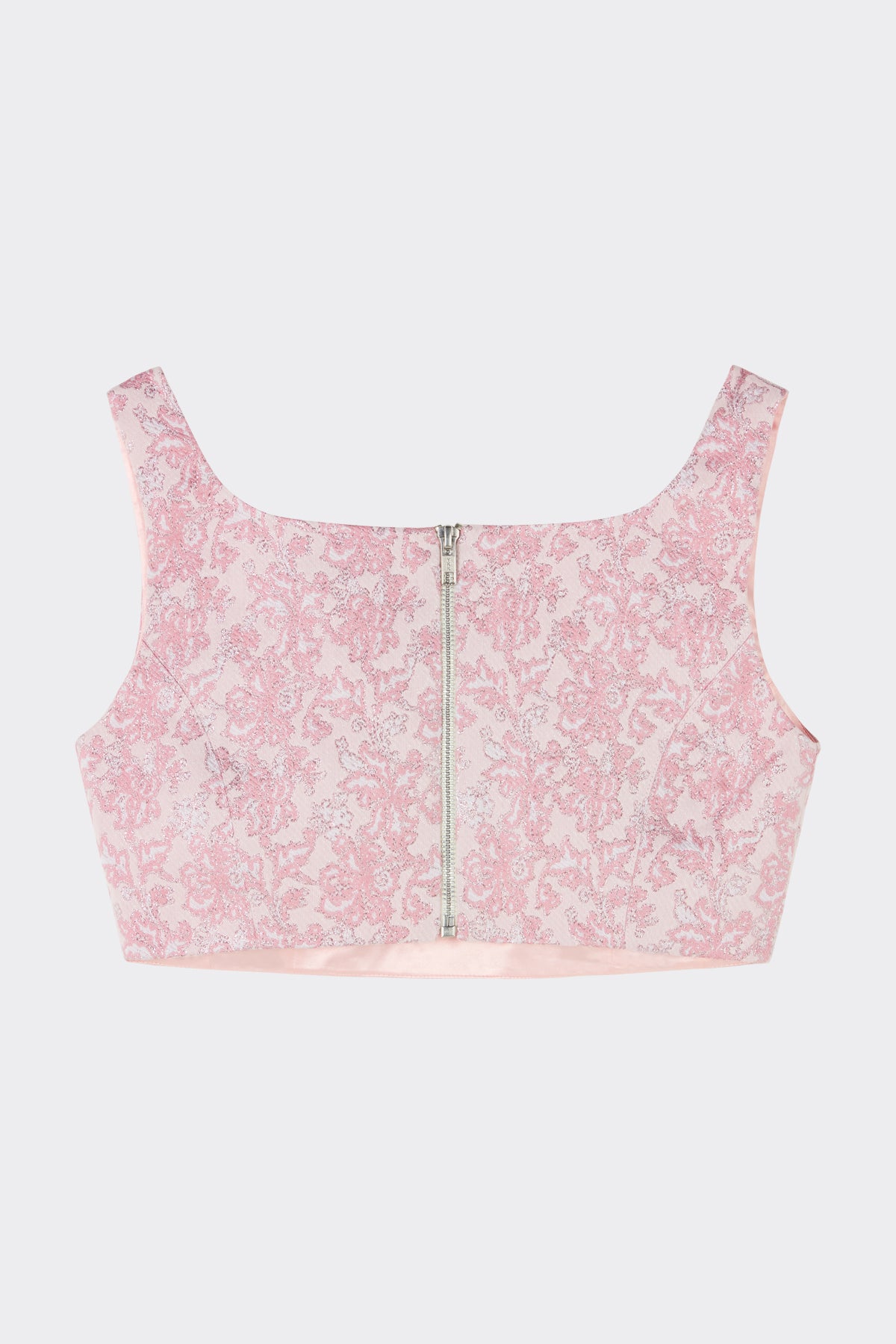 Zaha Corset Top in Soft Pink | Noon By Noor