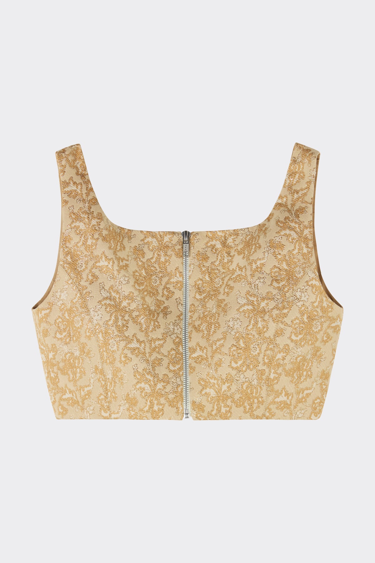 Zaha Corset Top in Pale Gold| Noon by Noor