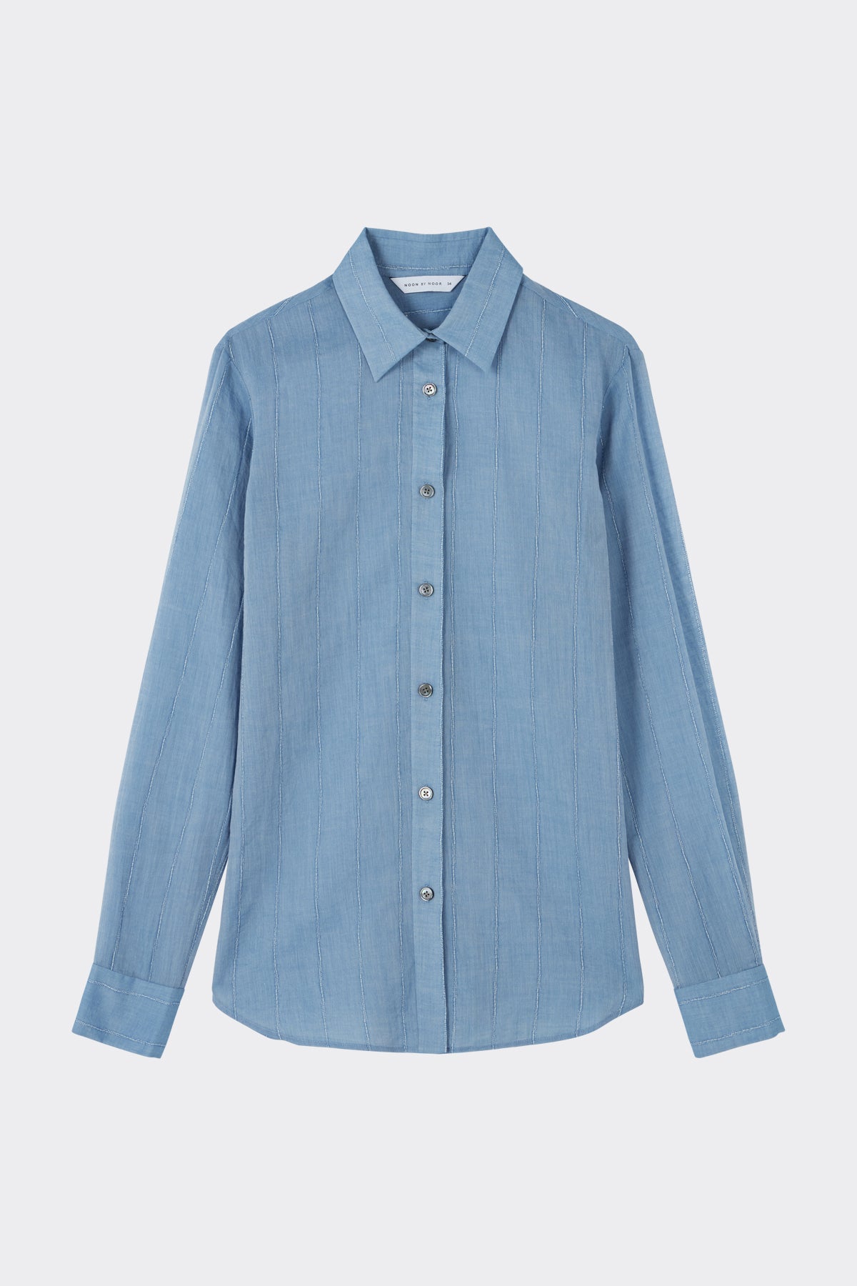 Leslie Shirt in Blue| Noon by Noor