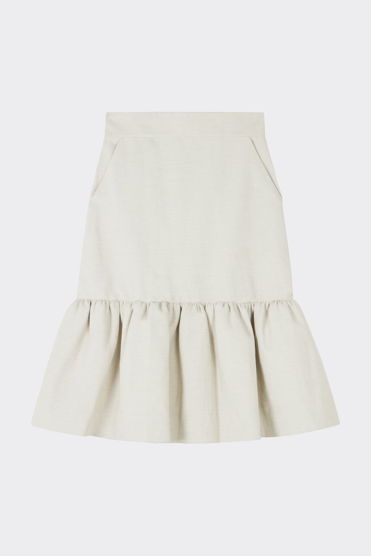 Polla Skirt in Chalk White | Noon By Noor