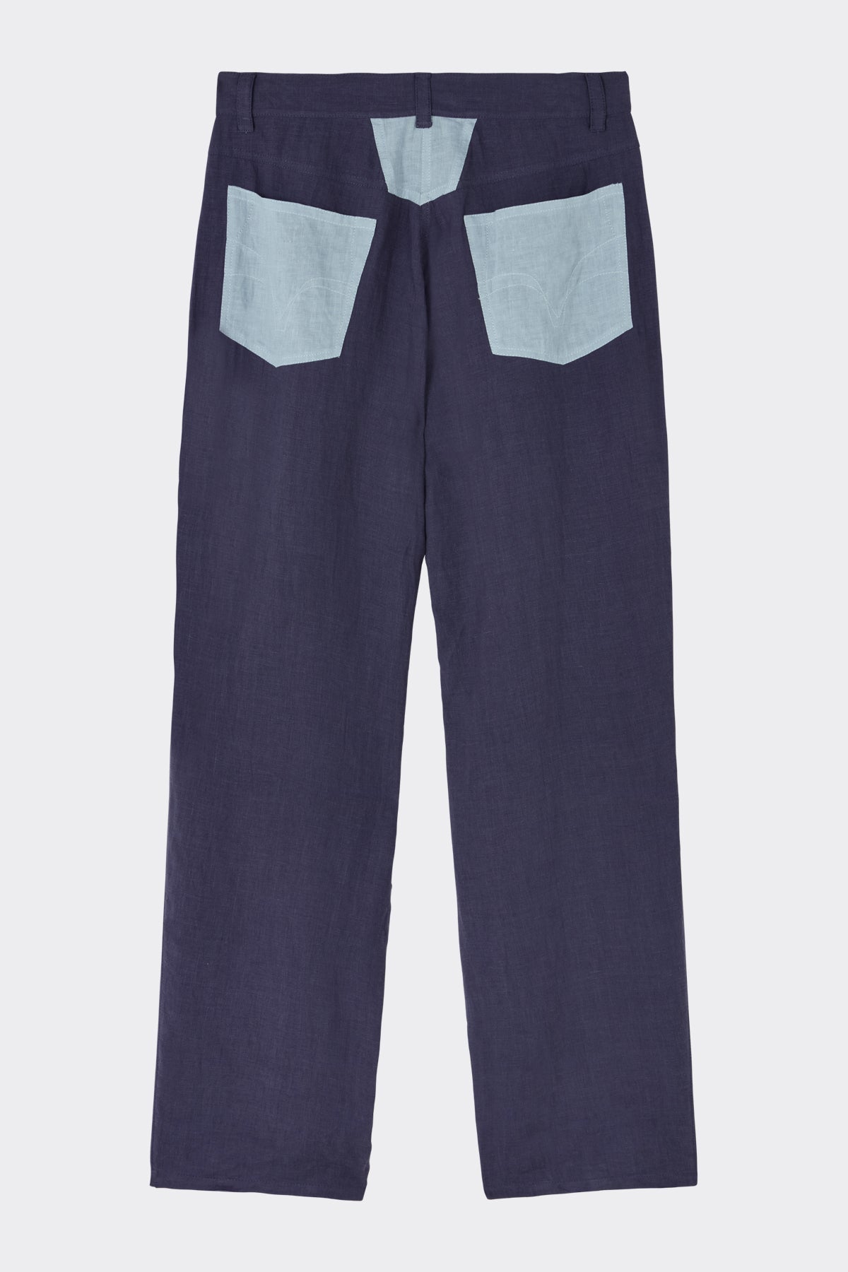 Venita Trouser in Blue Mix | Noon By Noor