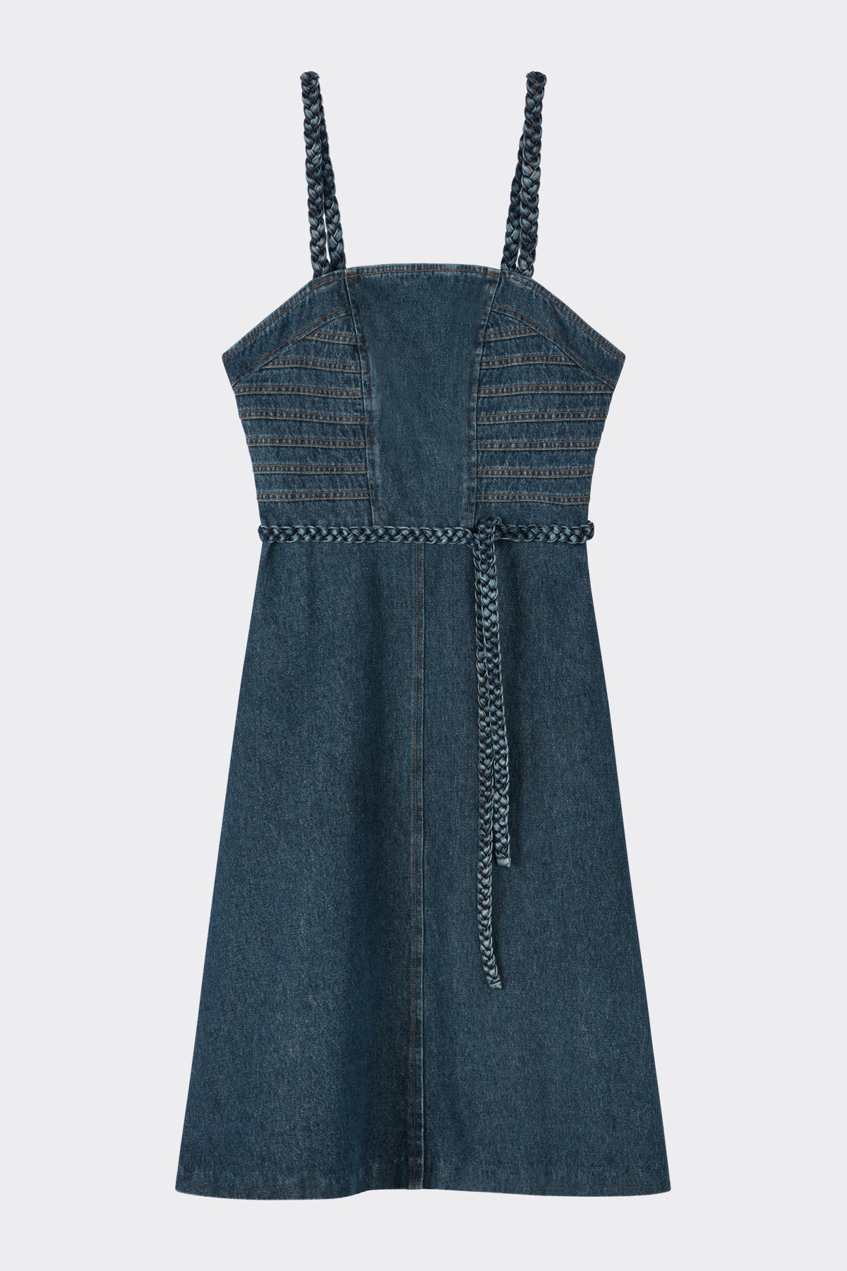 Asafa Dress in Mid Blue | Noon By Noor