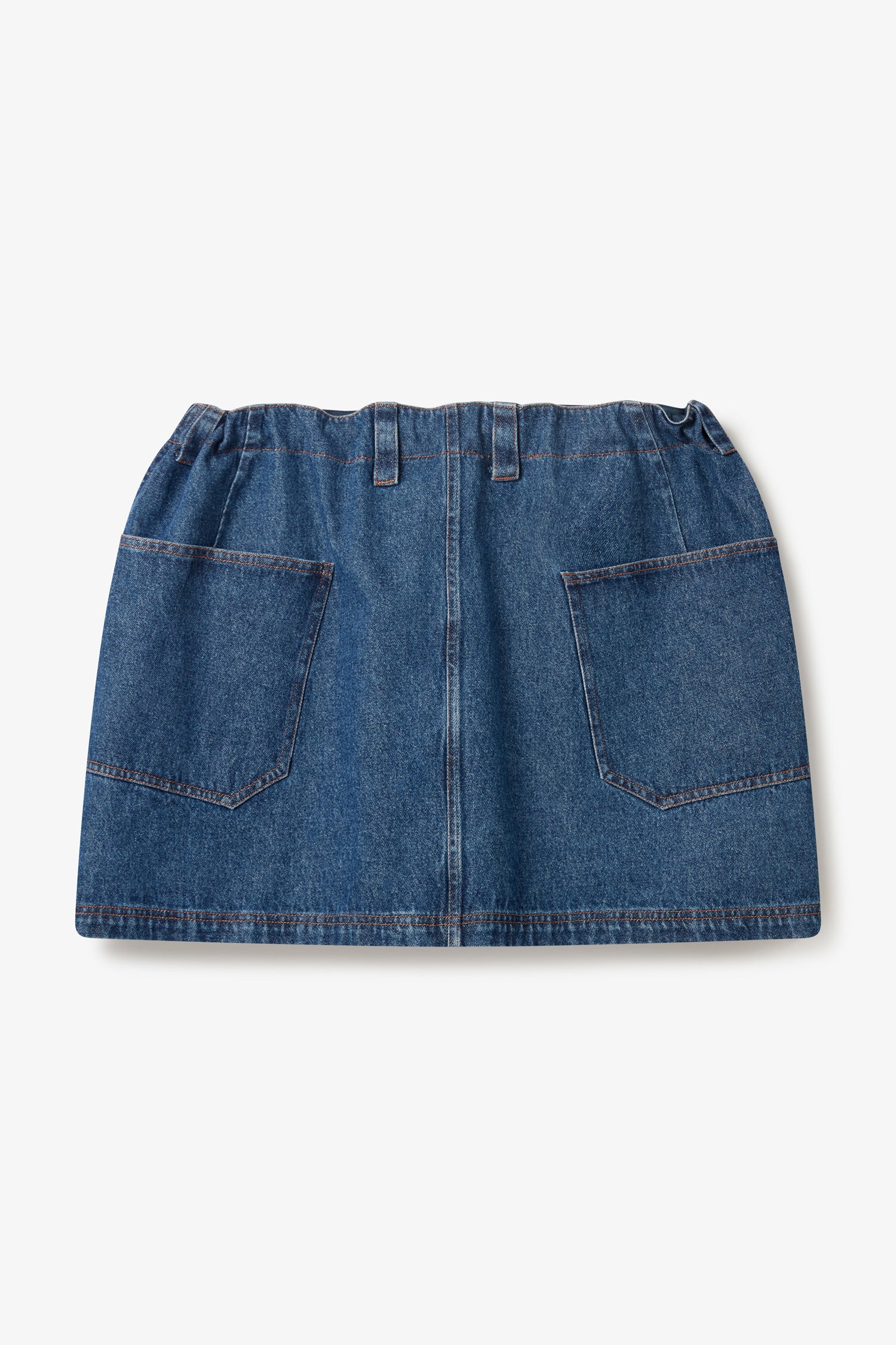Mel Skirt in Mid Blue | Noon By Noor