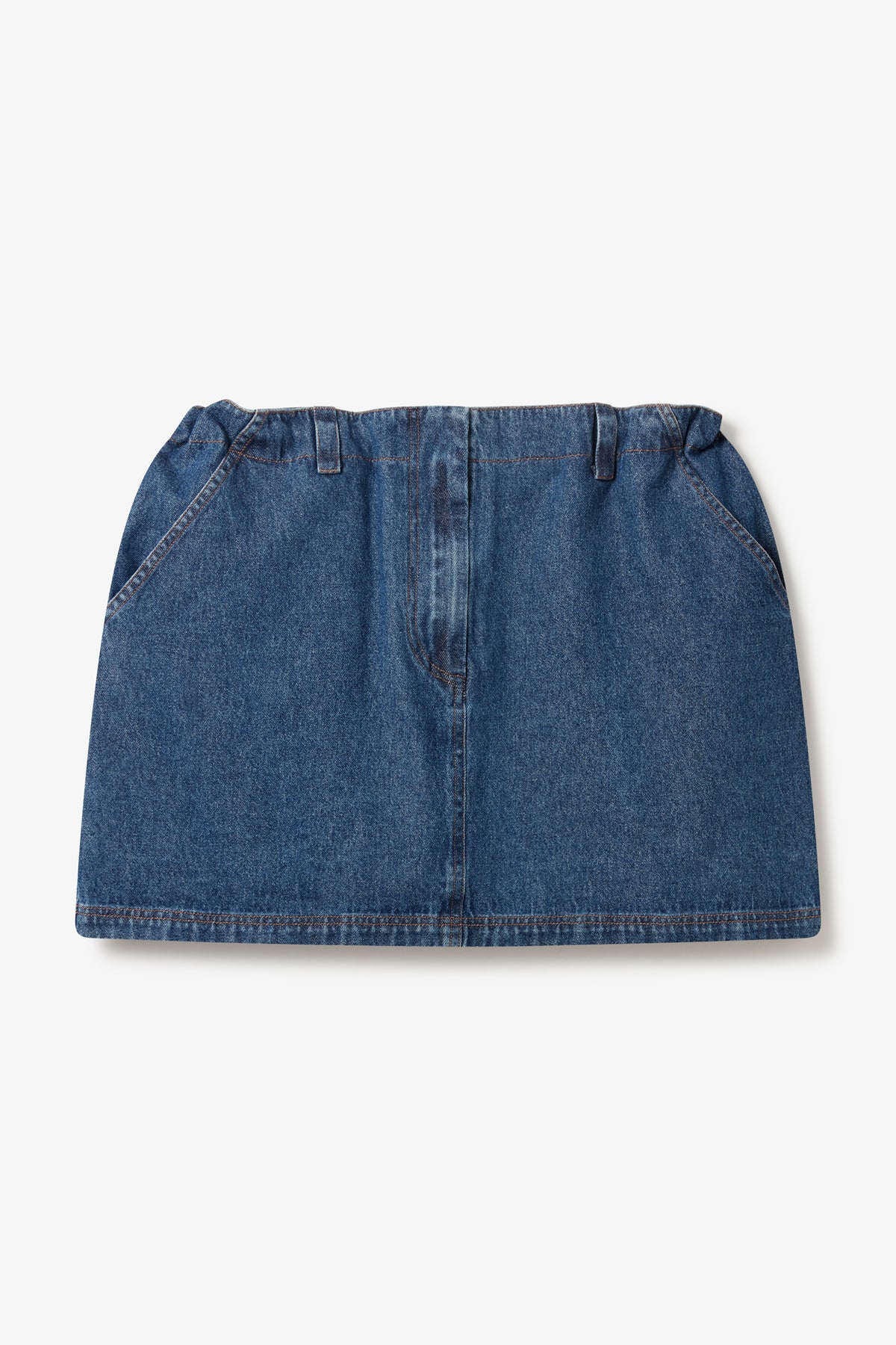 Mel Skirt in Mid Blue | Noon By Noor
