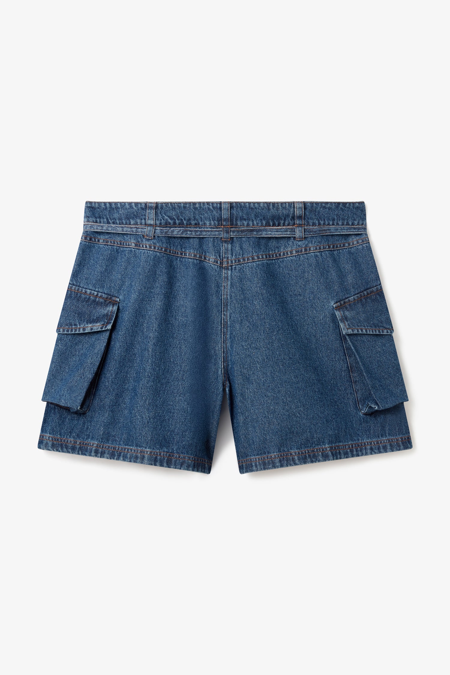 Makena Shorts in Mid Blue | Noon By Noor