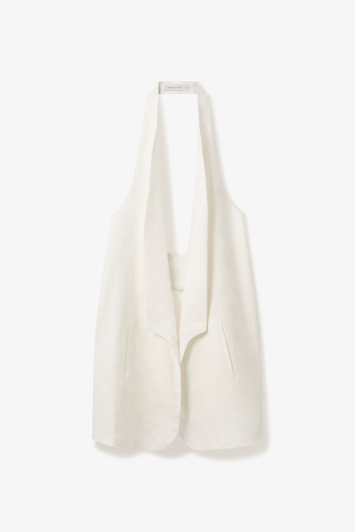 Delphin Gilet in Soft White| Noon by Noor