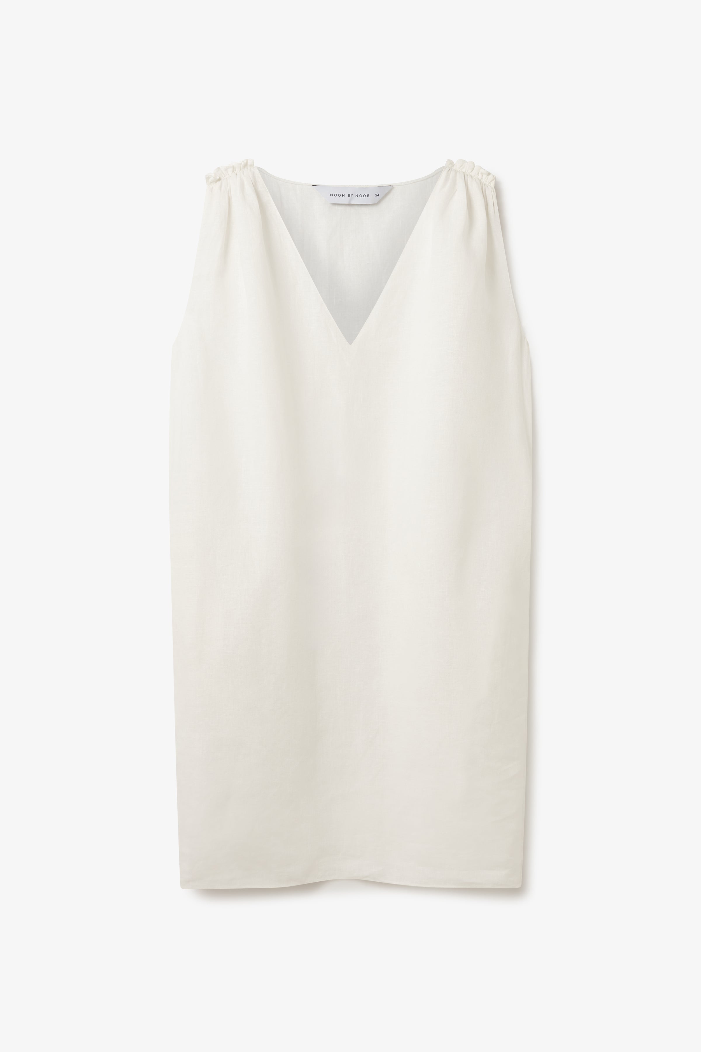 Coco Dress in Soft White | Noon By Noor