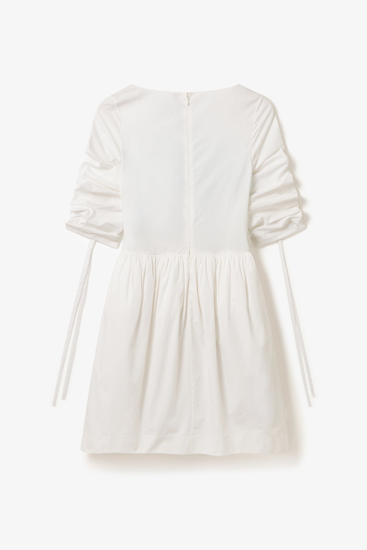 Slim Dress in Soft White Print | Noon By Noor