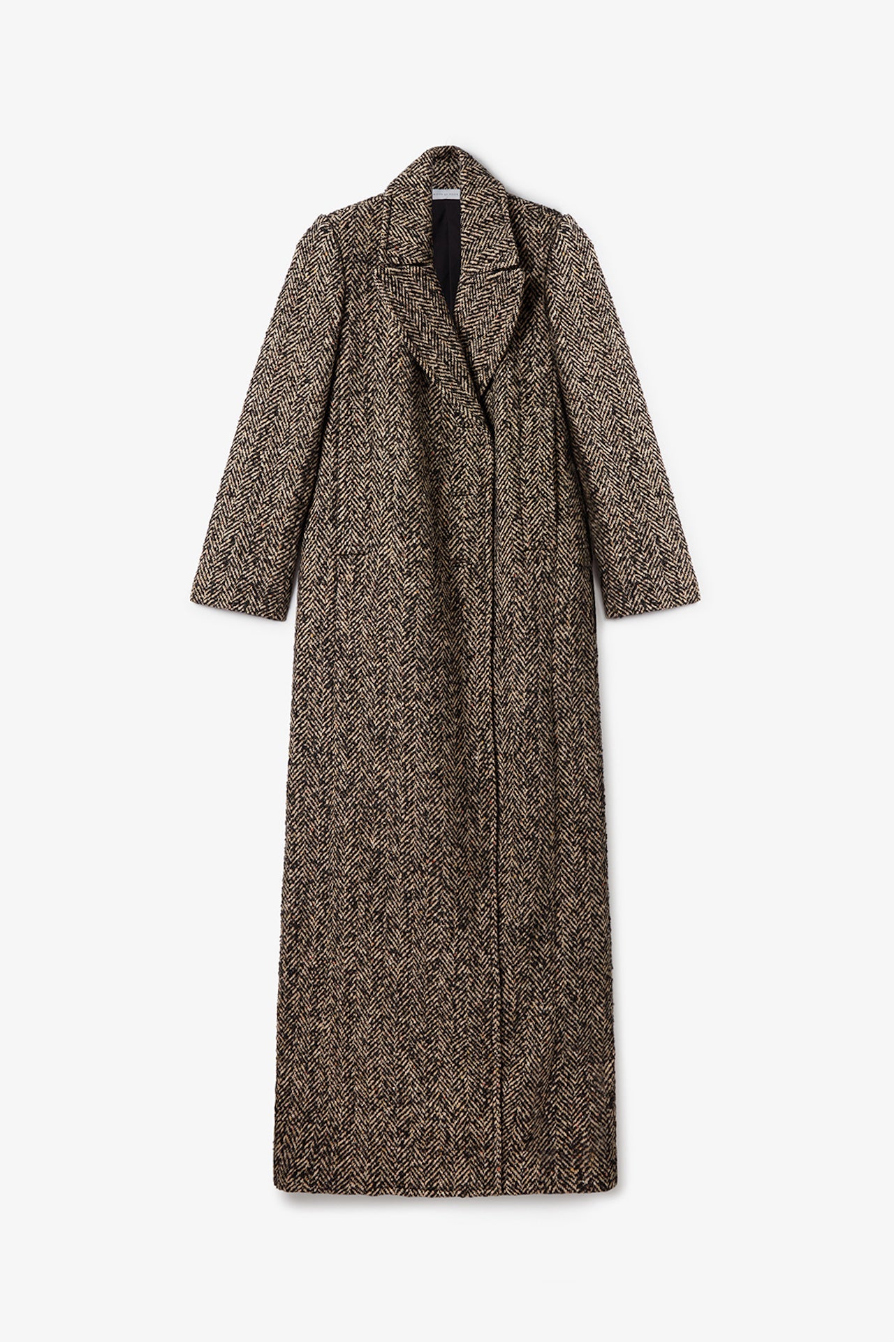 Waterloo Coat in Brown Black | Noon By Noor
