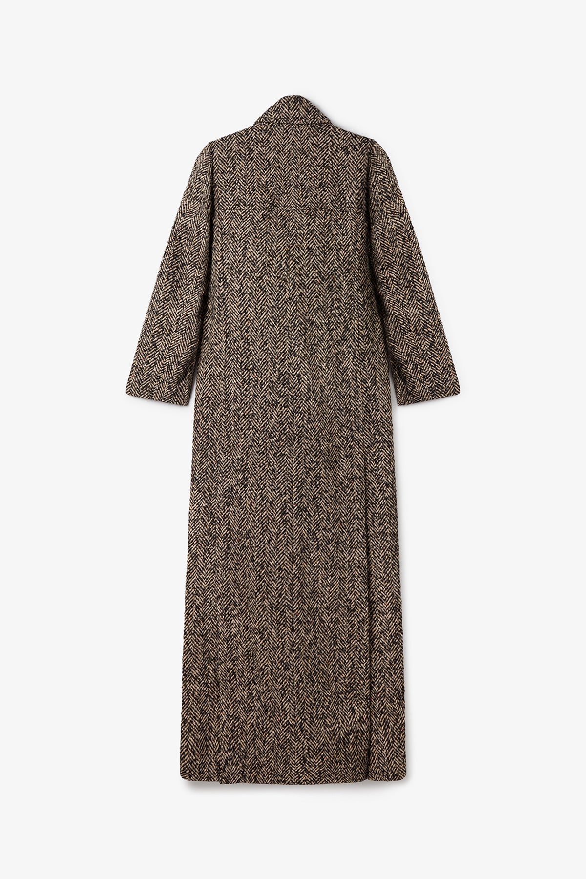 Waterloo Coat in Brown Black | Noon By Noor