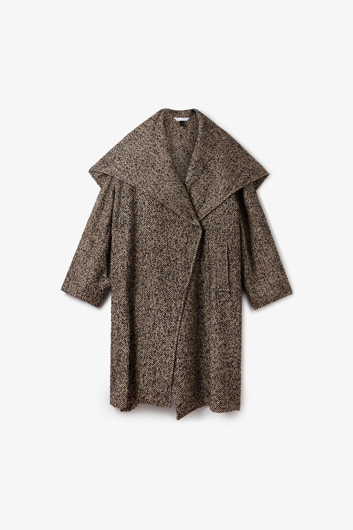 Mattias Coat in Brown Black| Noon by Noor