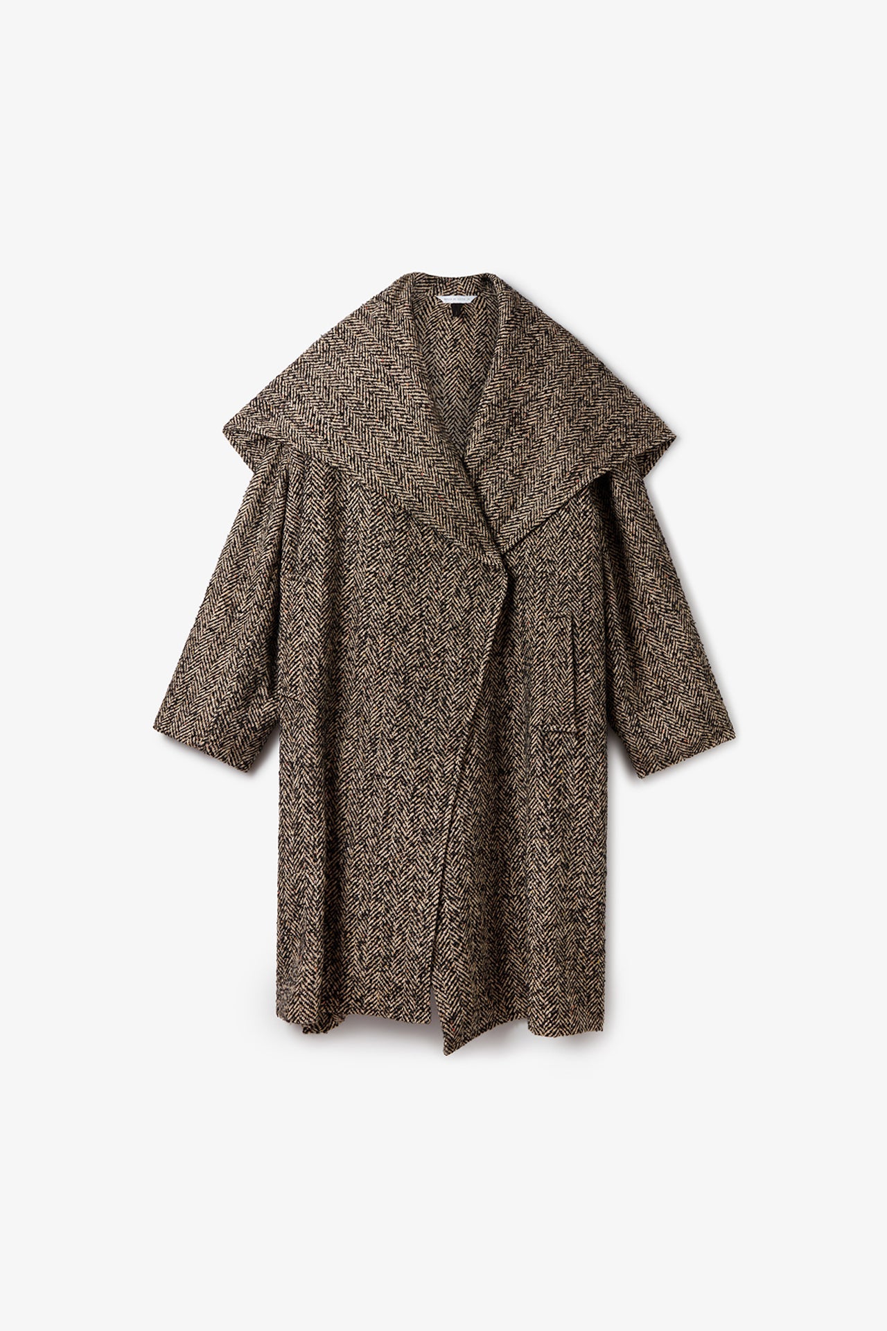 Mattias Coat in Brown Black | Noon By Noor