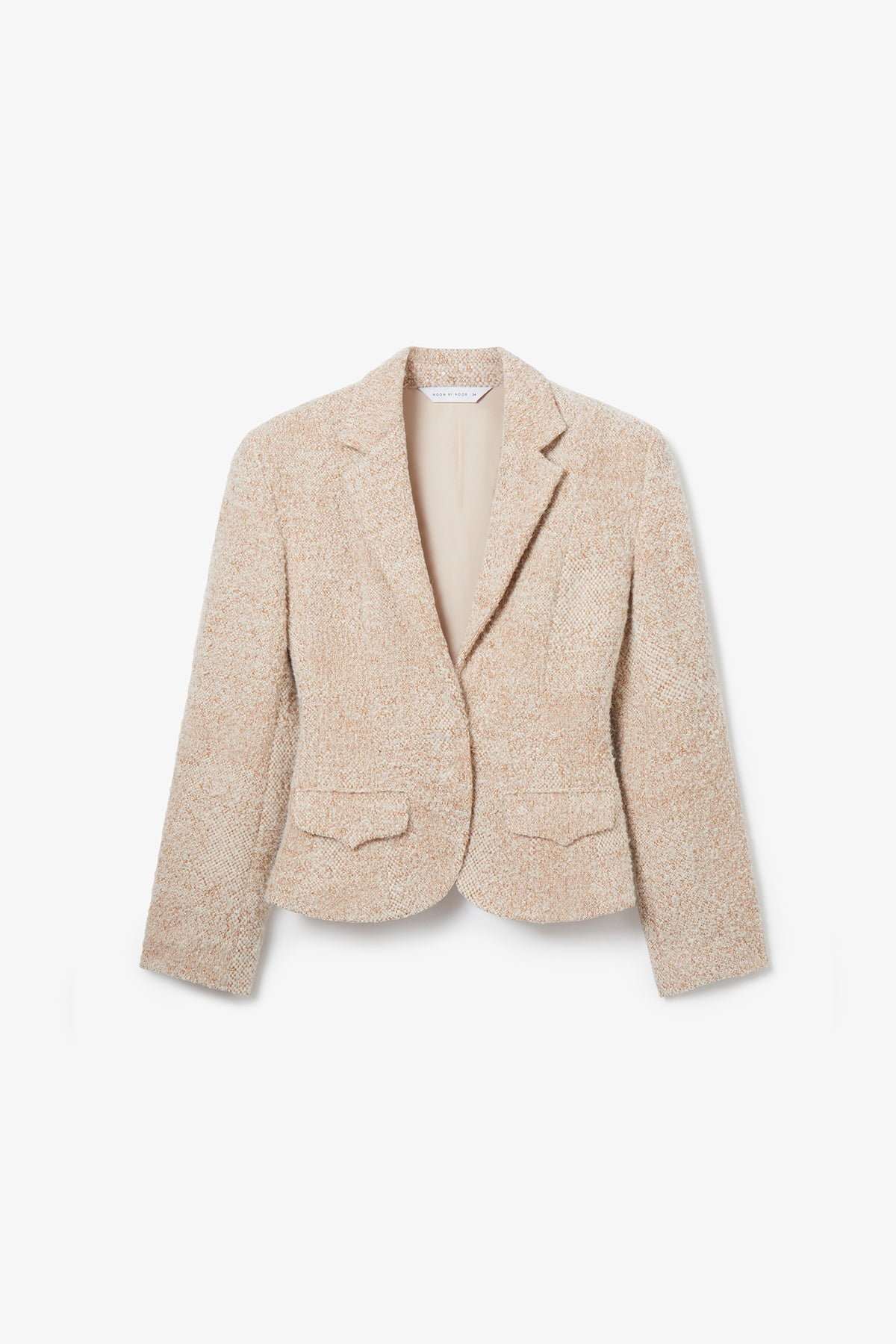 Deluca Jacket in Ivory Caramel | Noon By Noor